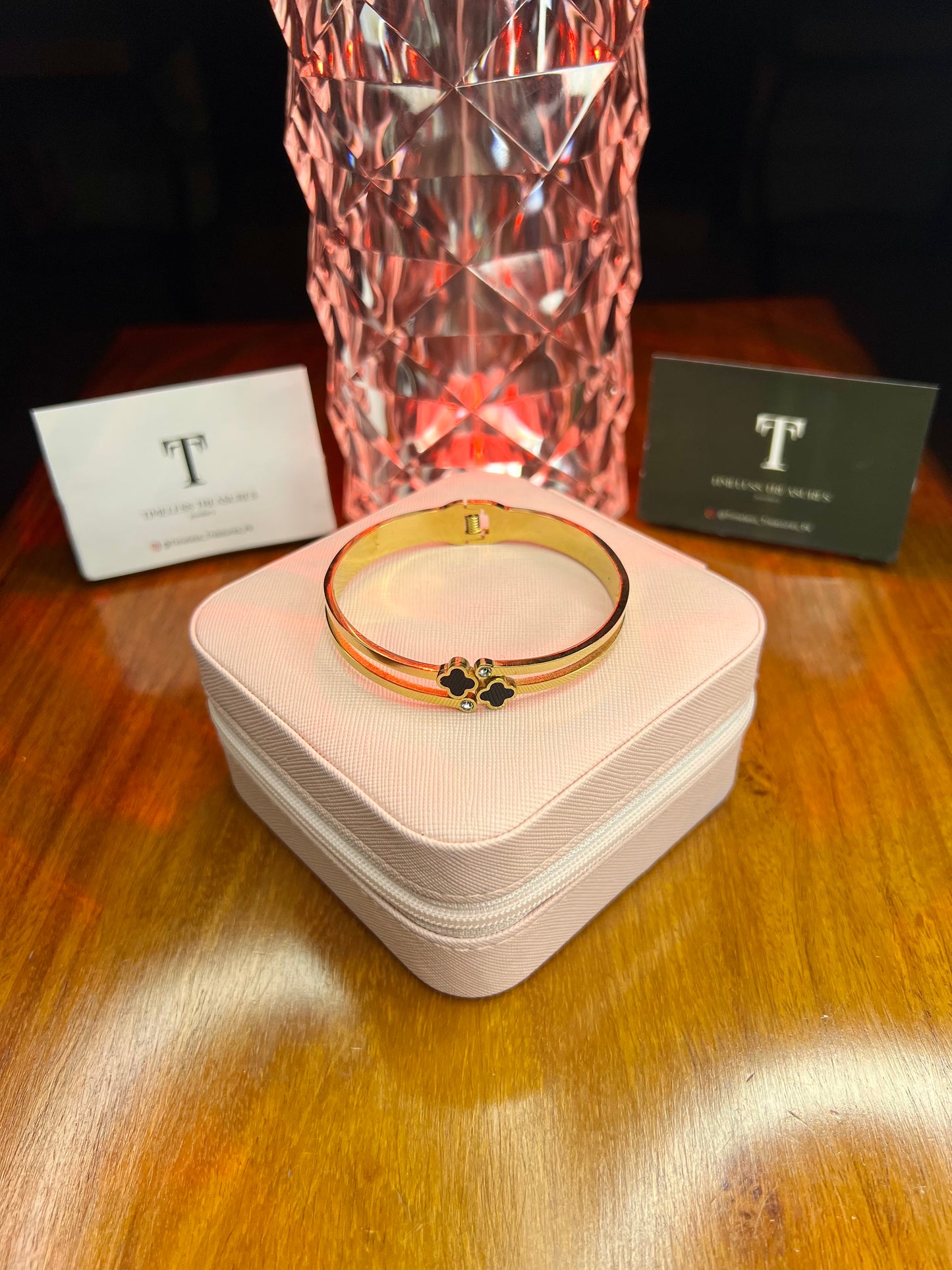 Premium Quality Stainless Steel 18k Double Clove Handcuff