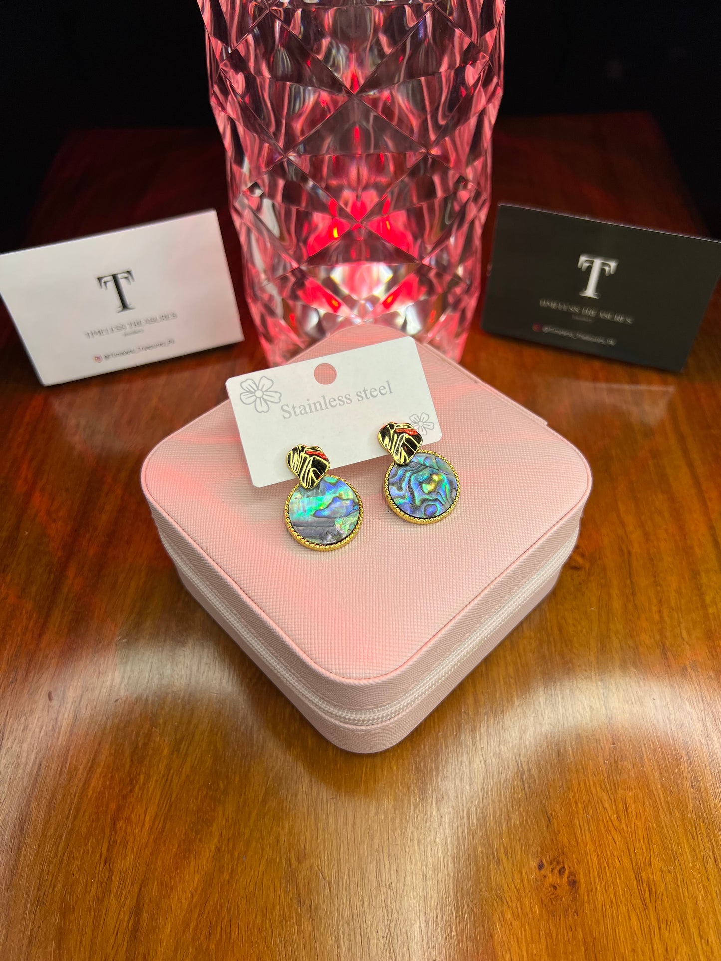 Premium Quality Stainless Steel 18k Cloud Rainbow Earrings