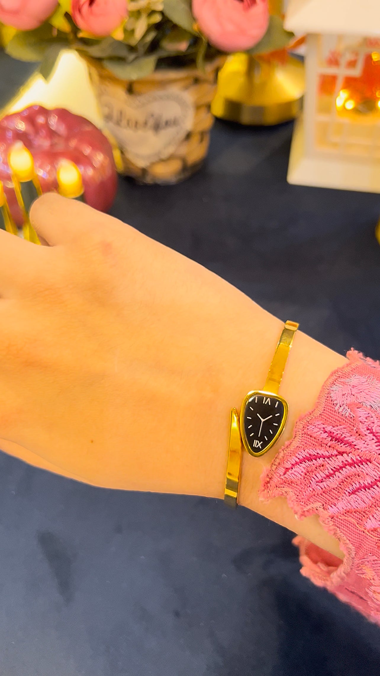 Premium Quality Stainless Steel 18k Timless Watch Cuff