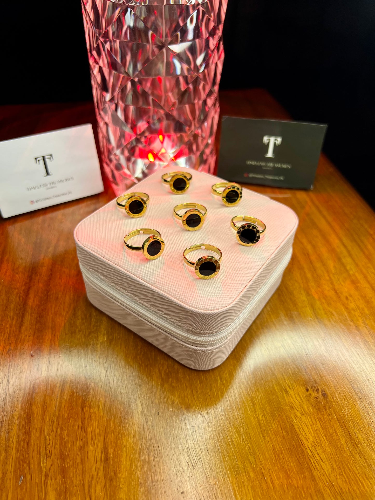 Premium Quality Stainless Steel 18k Roman Ring