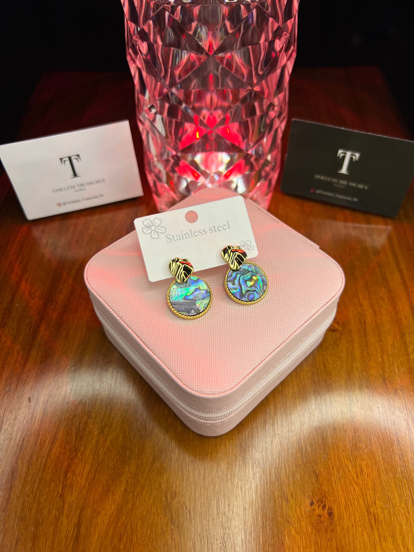 Premium Quality Stainless Steel 18k Cloud Rainbow Earrings