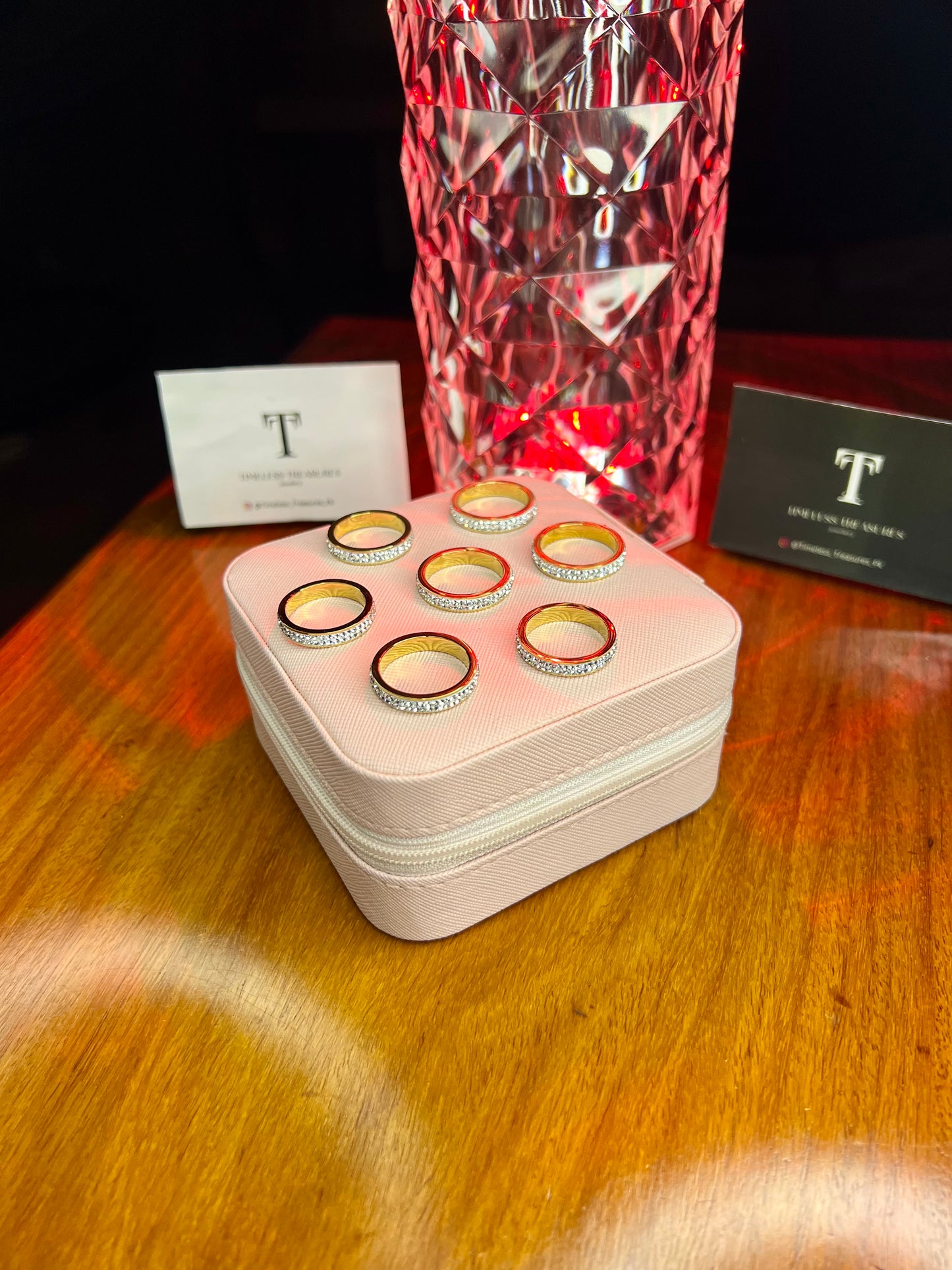 Premium Quality Stainless Steel 18k Eternity Band