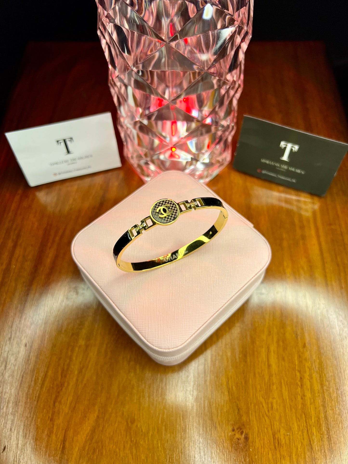 Premium Quality Stainless Steel 18k Chanel Luxury Handcuff