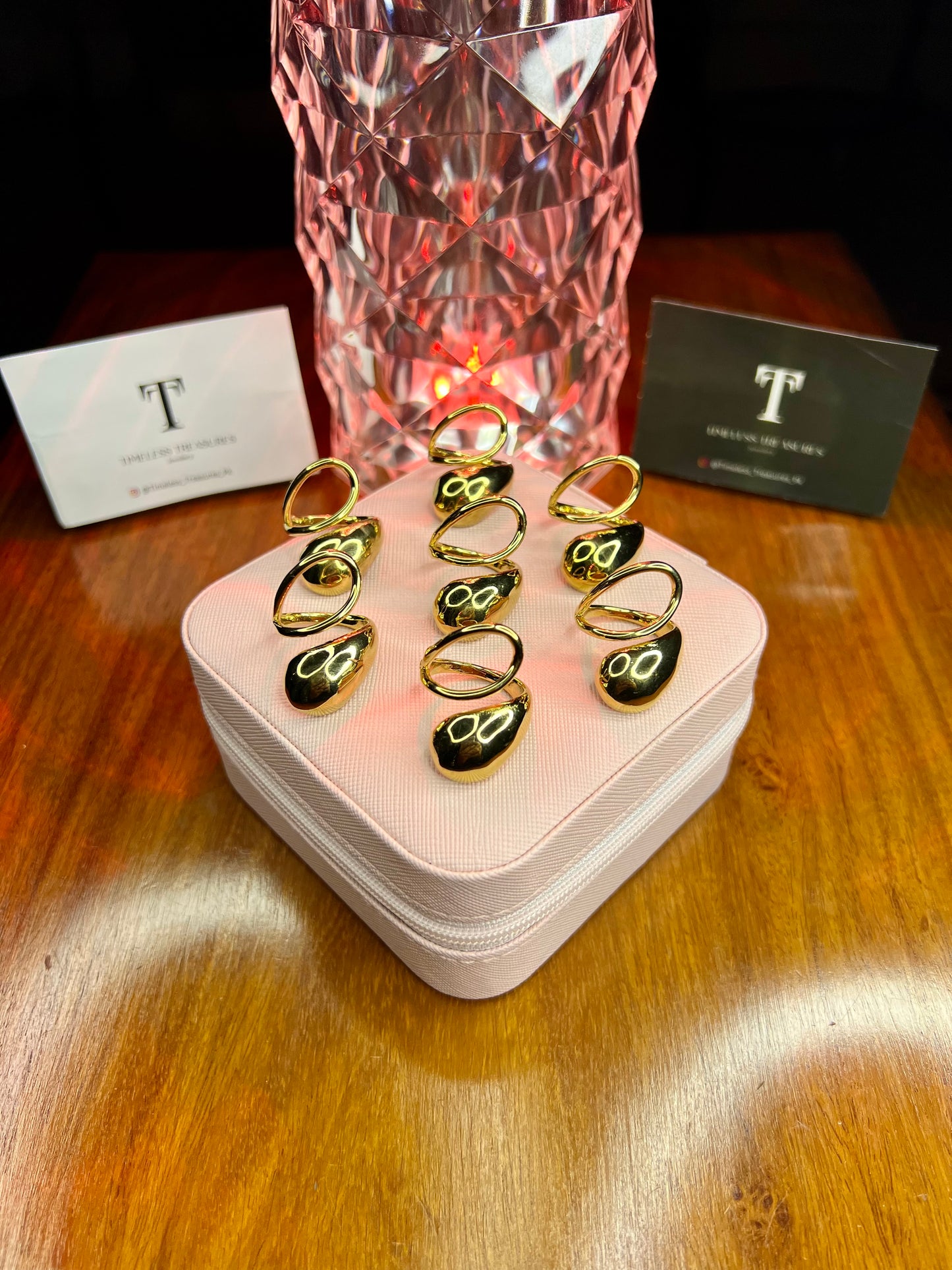 Premium Quality Stainless Steel 18k Signature Ring