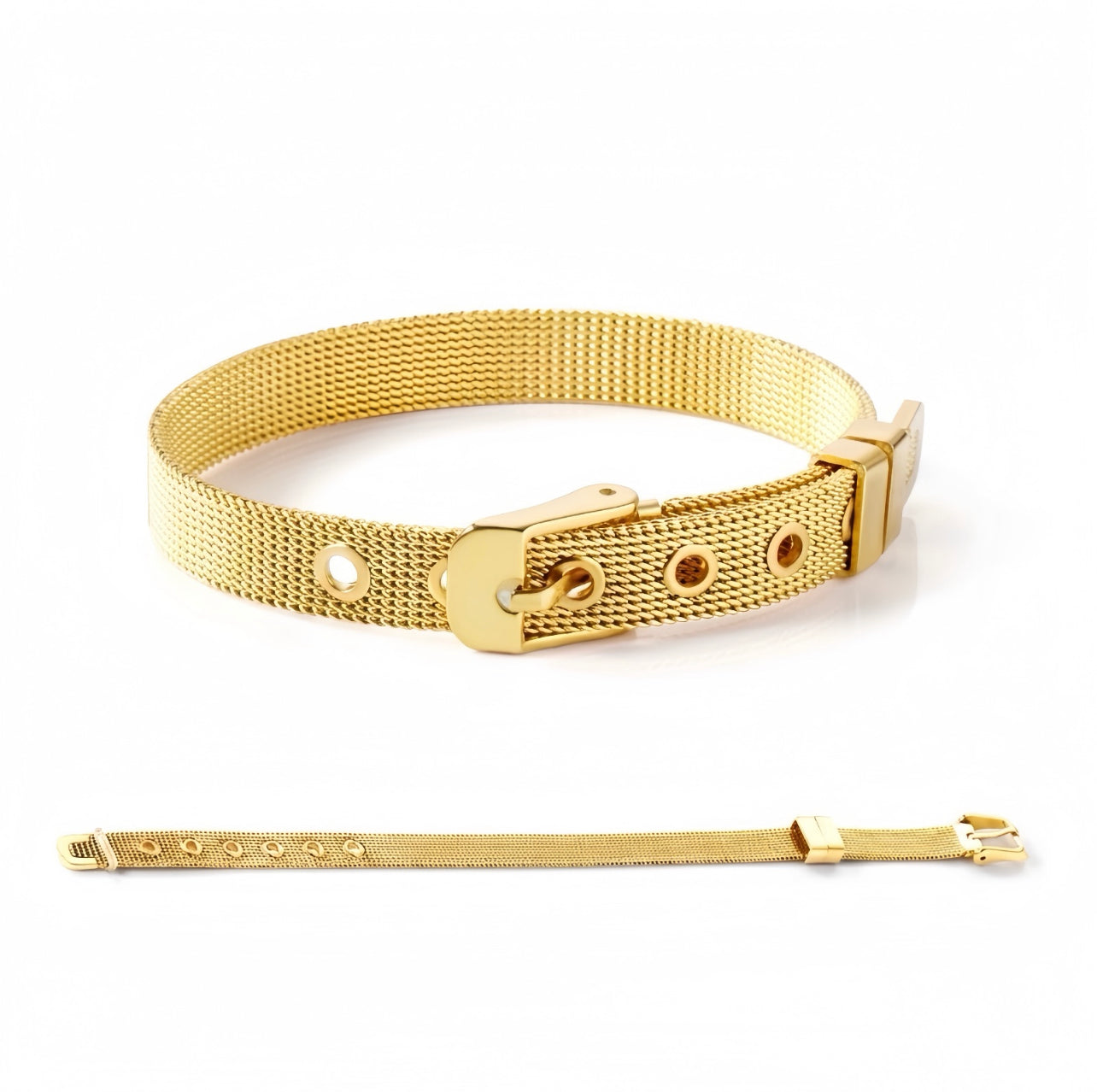 Premium Quality Stainless Steel 18k Veloura Gold Strap