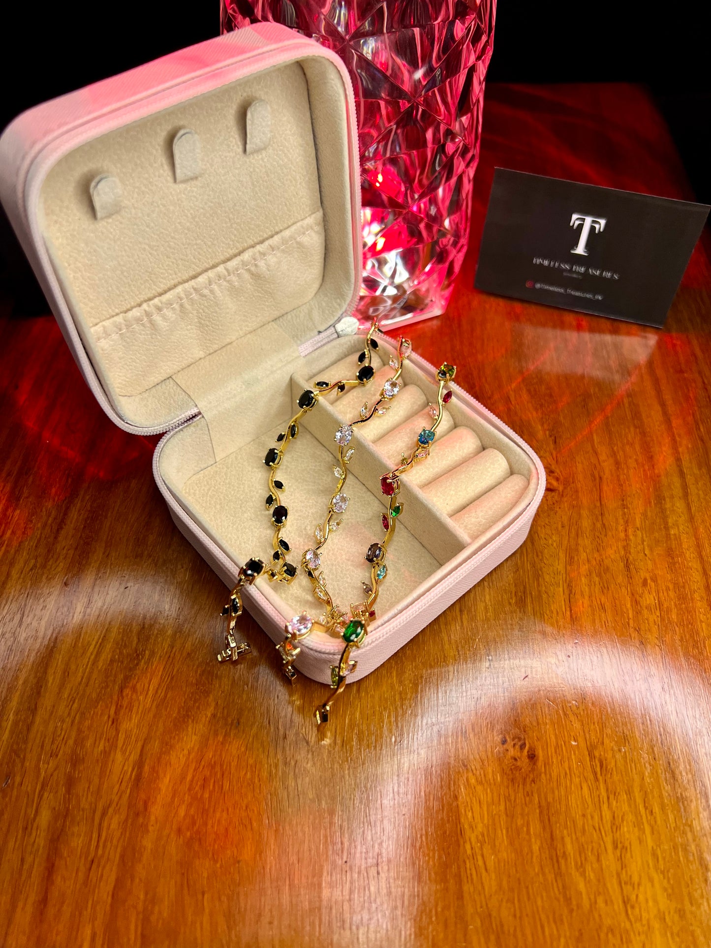 Premium Quality Stainless Steel 18k Tulip Bracelet (1)