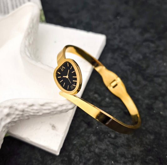 Premium Quality Stainless Steel 18k Timless Watch Cuff