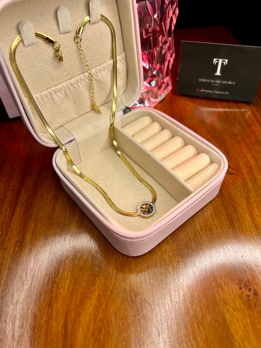 Premium Quality Stainless Steel 18k Tory Snake Chain Necklace