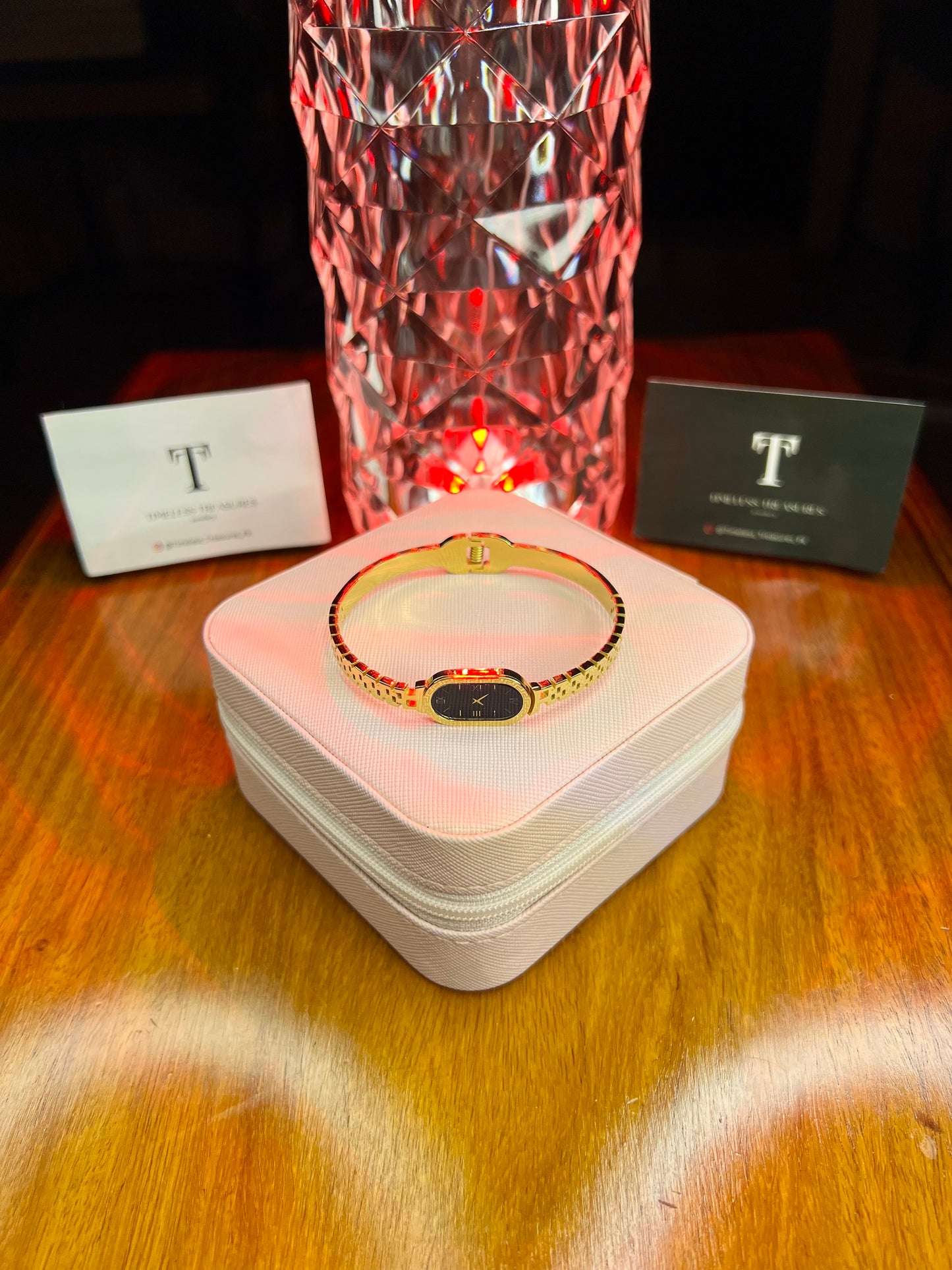 Premium Quality Stainless Steel 18k Timless Glow Watch Cuff