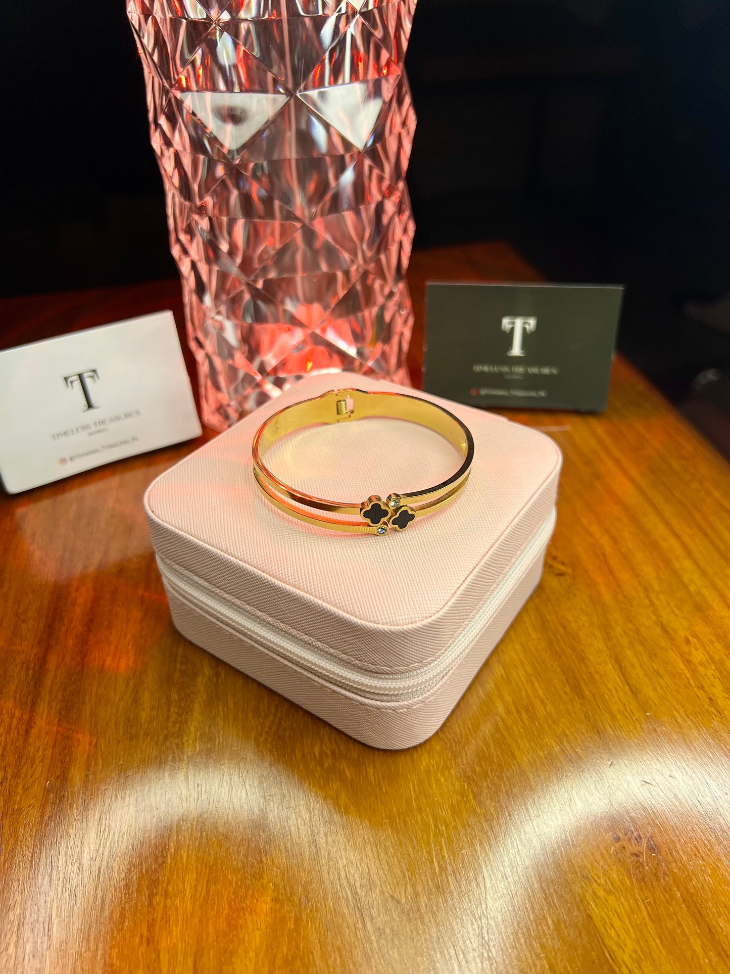 Premium Quality Stainless Steel 18k Double Clove Handcuff