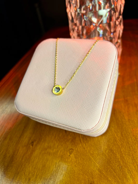 Premium Quality Stainless Steel 18k Cartier Stone Necklace