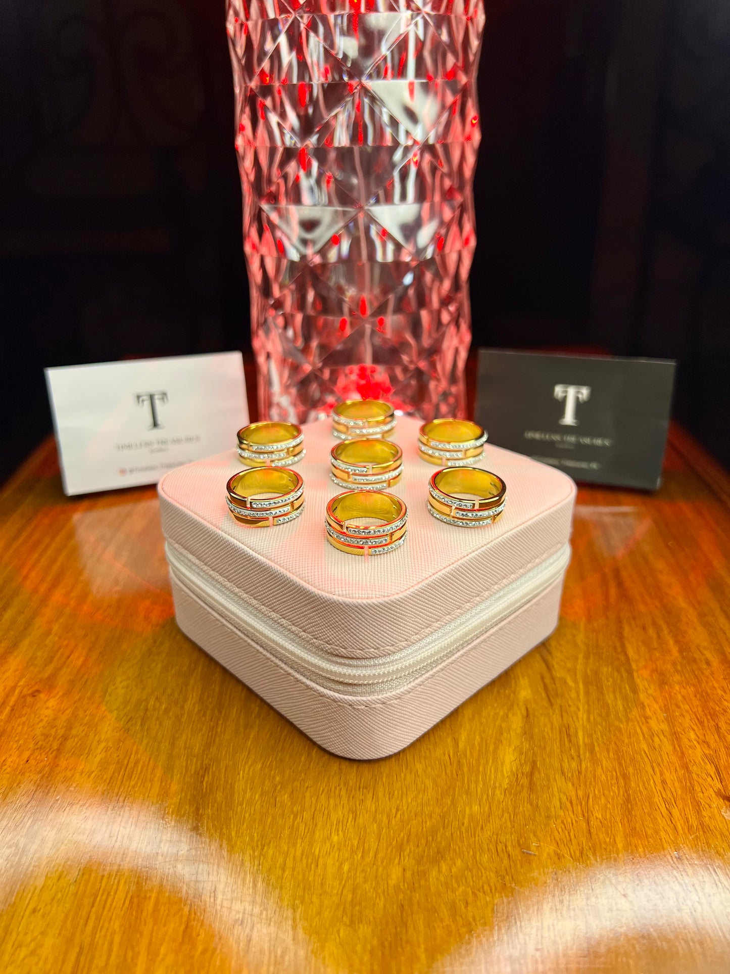 Premium Quality Stainless Steel 18k Lush Shine Ring