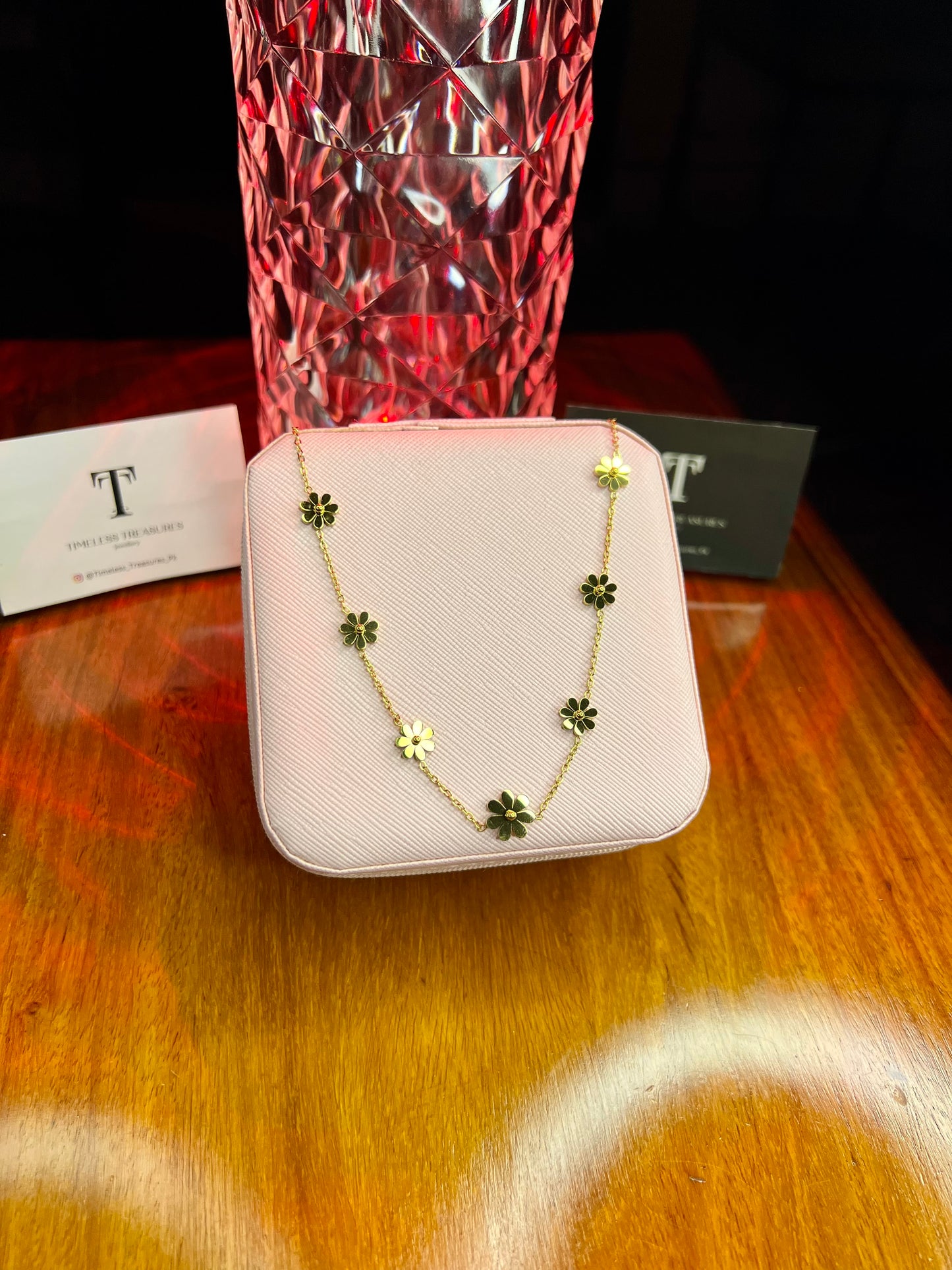 Premium Quality Stainless Steel 18k Blossom Luxury Necklace