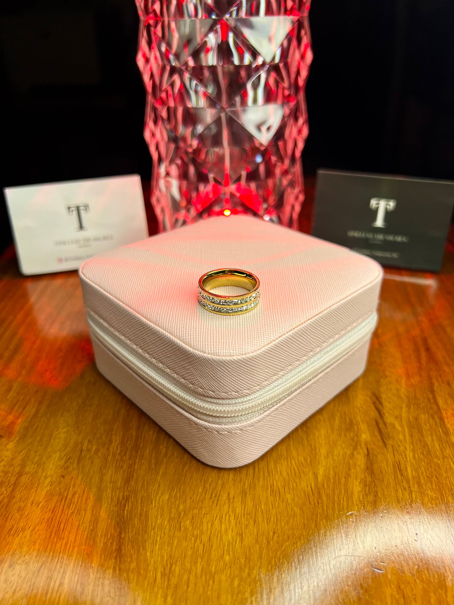 Premium Quality Stainless Steel 18k Gold Plated Rings
