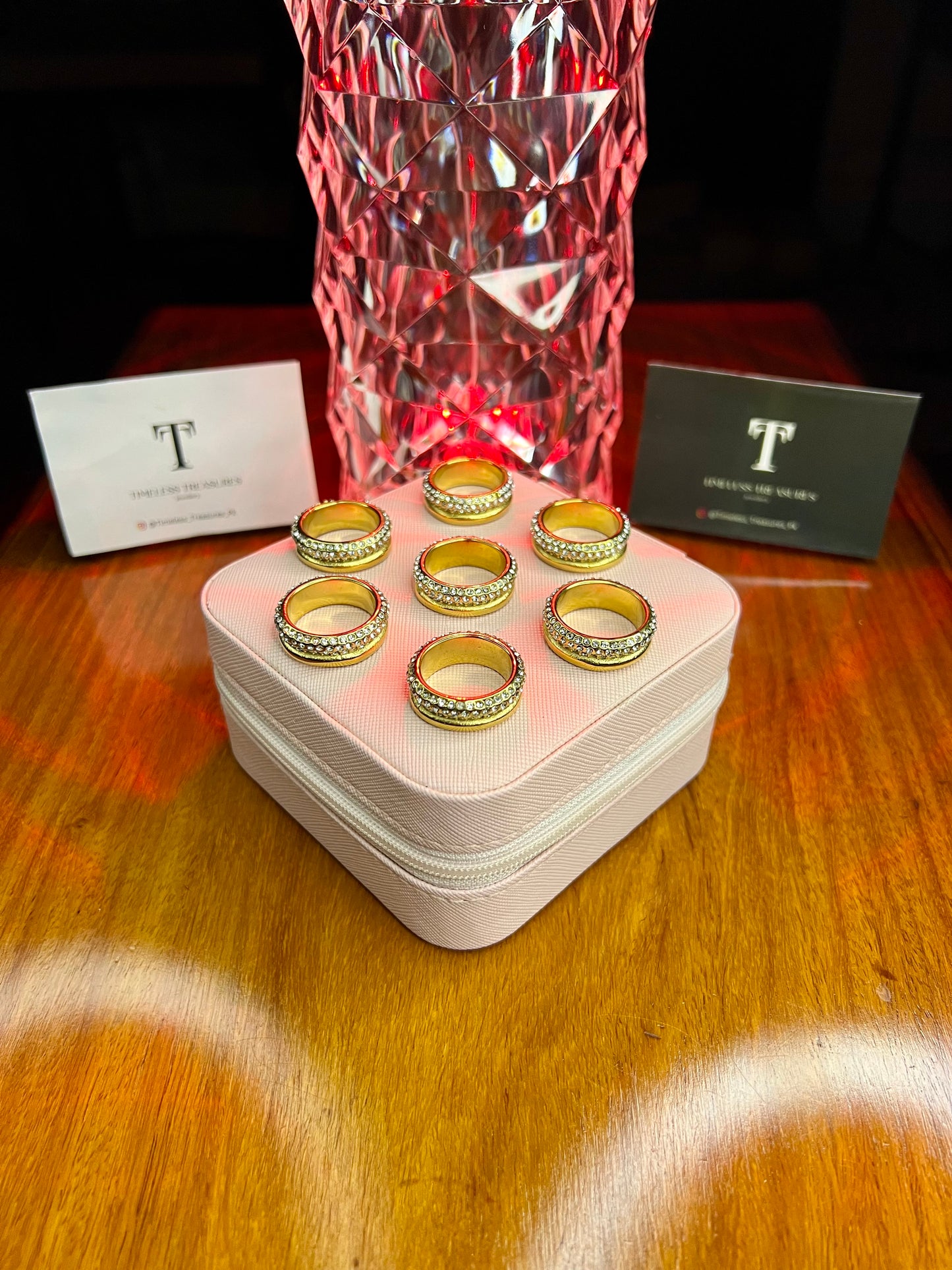 Premium Quality Stainless Steel 18k Galaxy Gold Ring