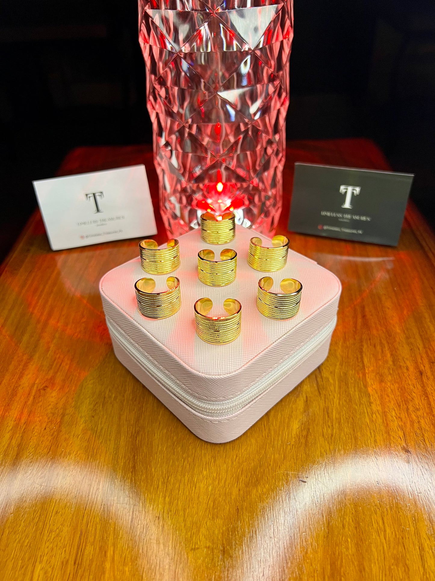 Premium Quality Stainless Steel 18k Muse Gold Ring