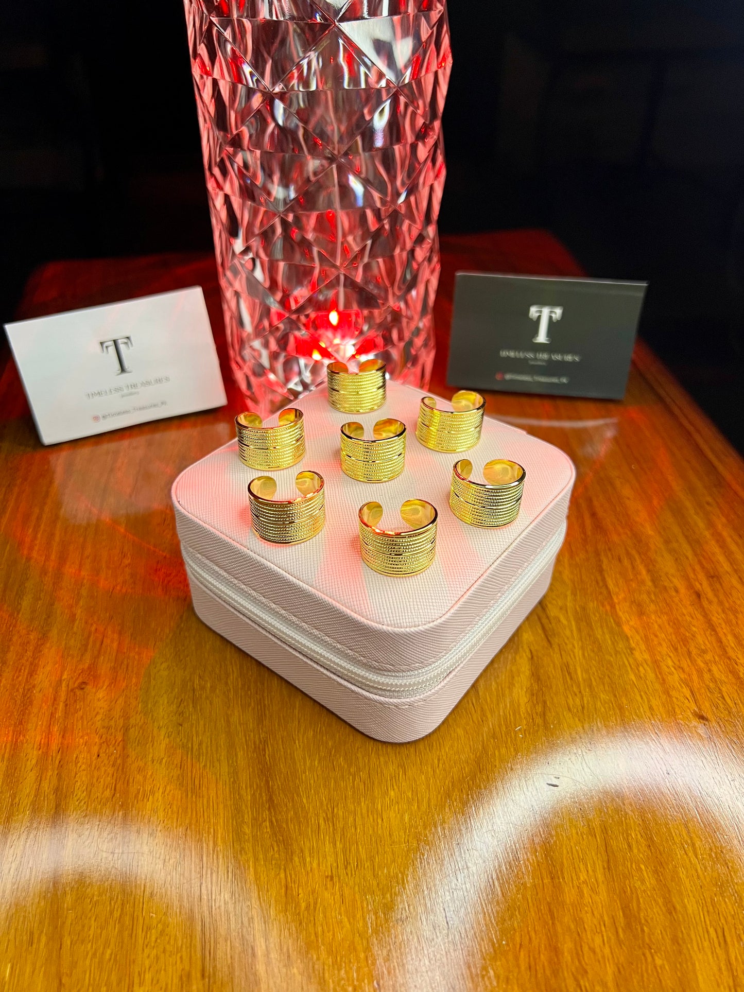 Premium Quality Stainless Steel 18k Muse Gold Ring