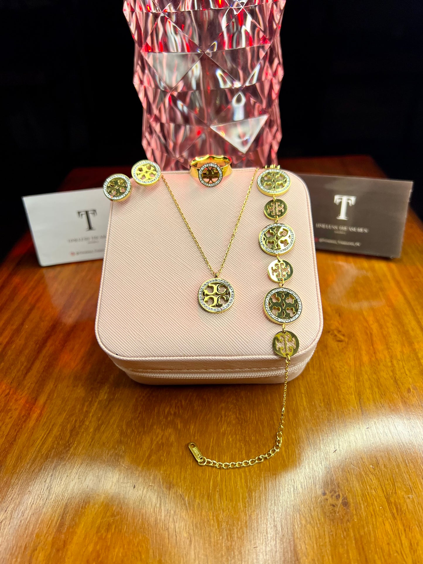 Premium Quality Stainless Steel 18k Tory 4pc Set