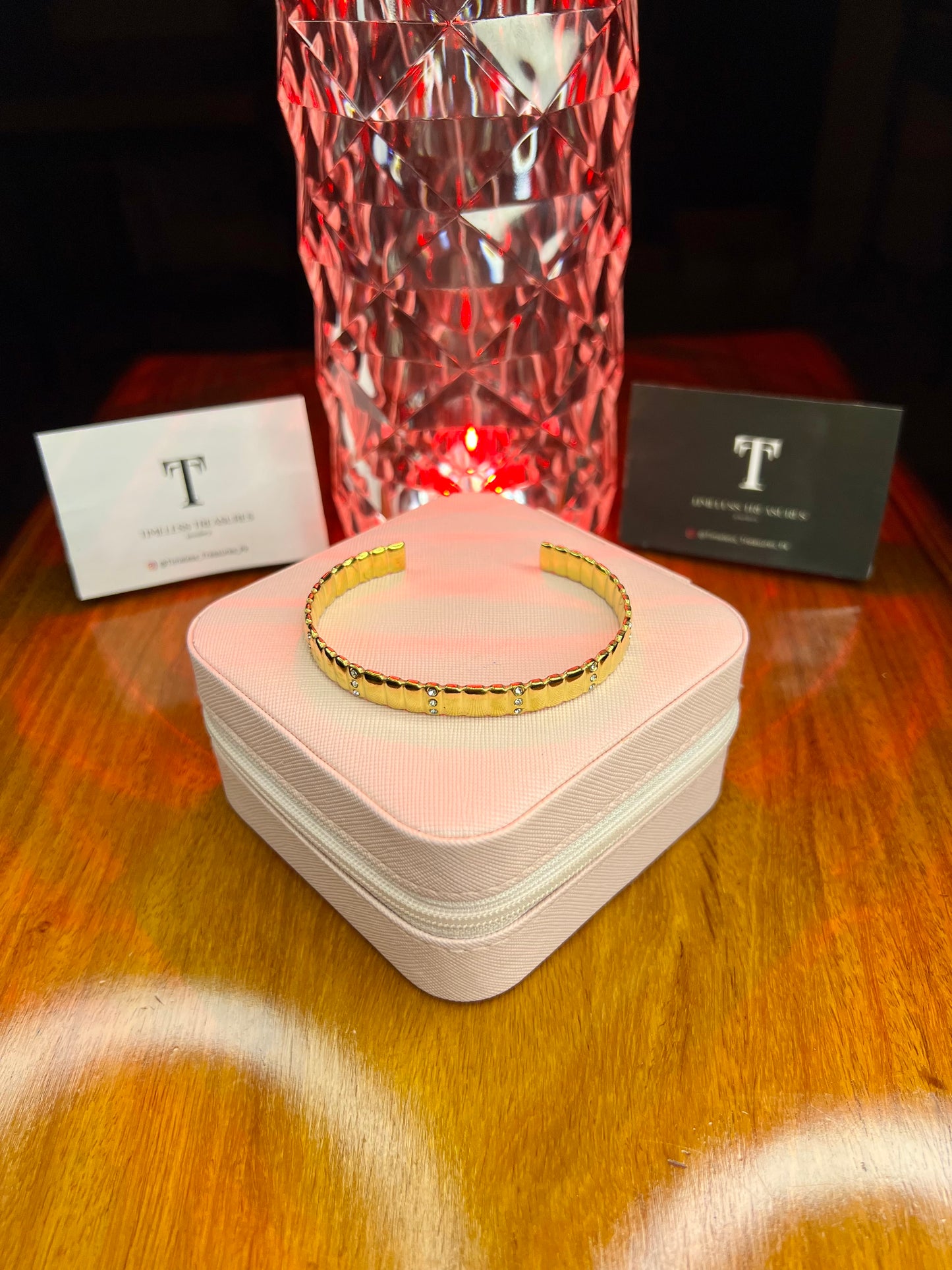 Premium Quality Stainless Steel 18k Lux Line Bracelet