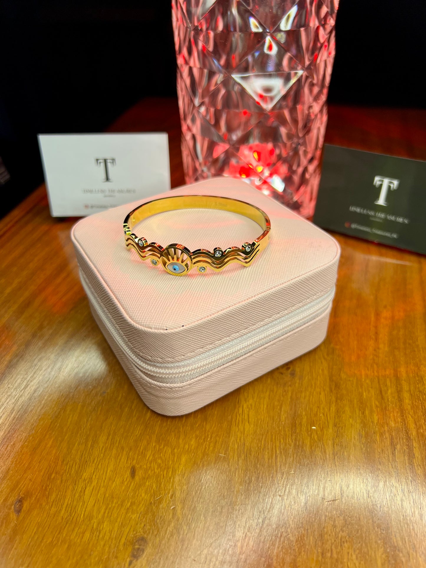 Premium Quality Stainless Steel 18k Divine Eye Handcuff