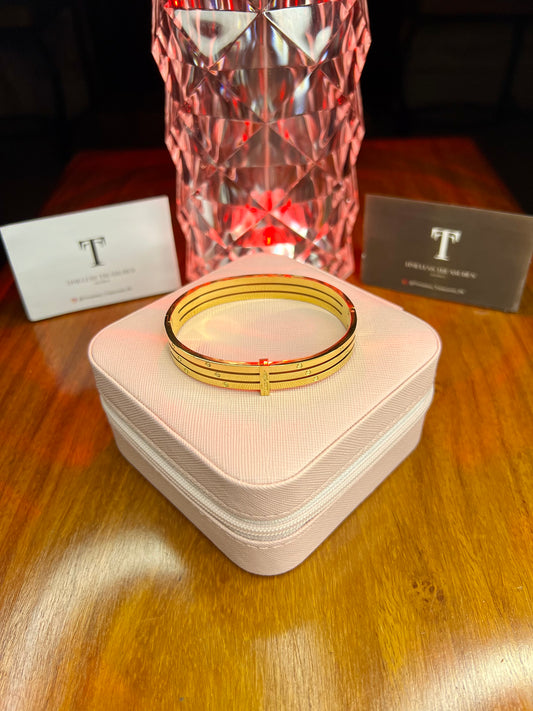 Premium Quality Stainless Steel 18k Cartier Multi Layer Luxury Handcuff