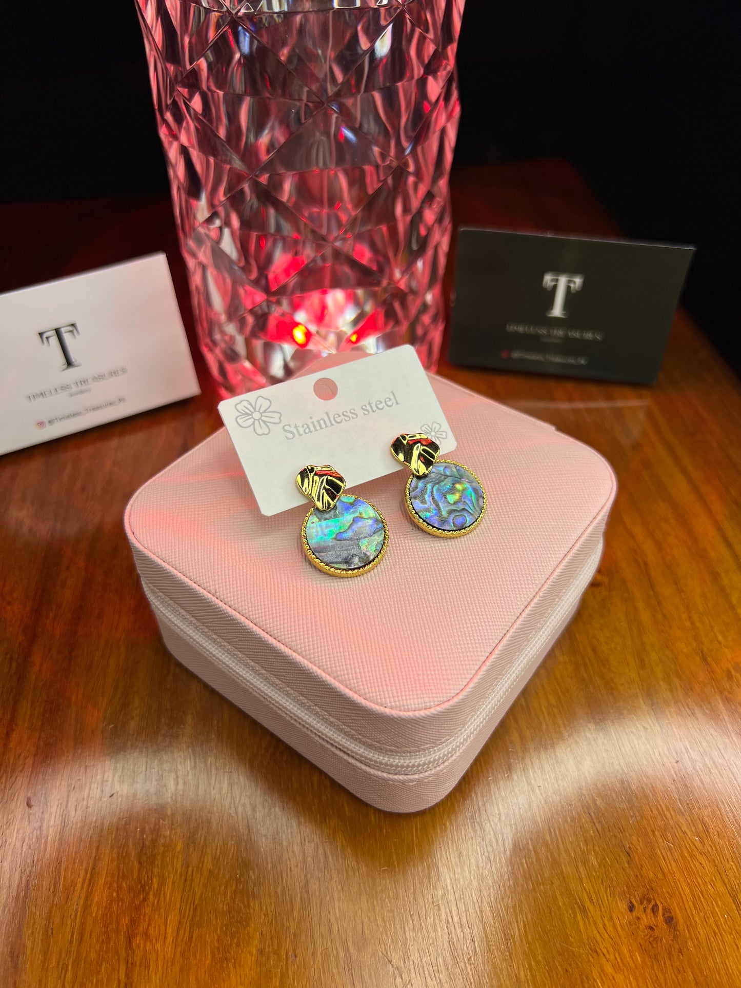 Premium Quality Stainless Steel 18k Cloud Rainbow Earrings