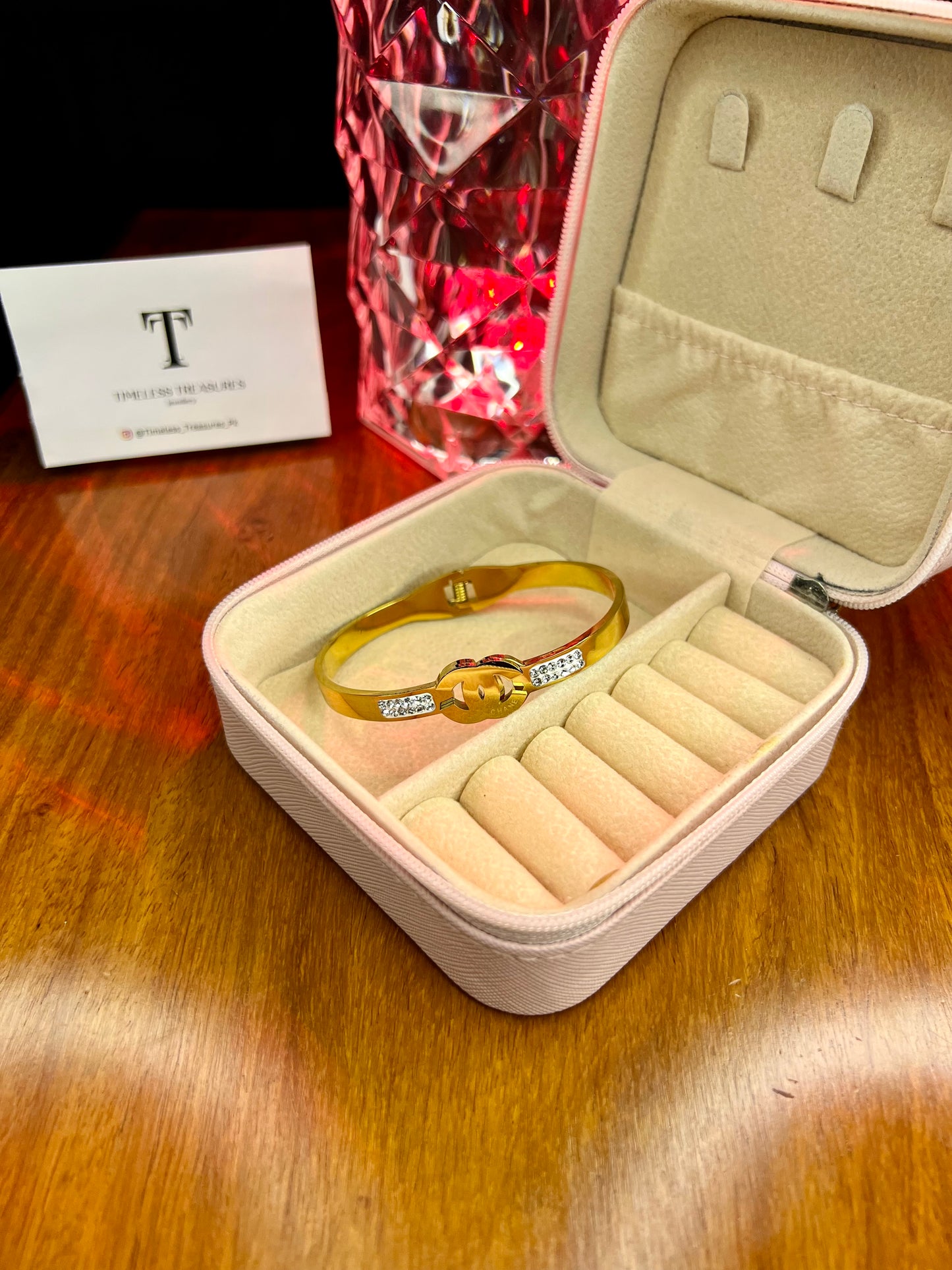 Premium Quality Stainless Steel 18k Chanel Harmony Handcuff