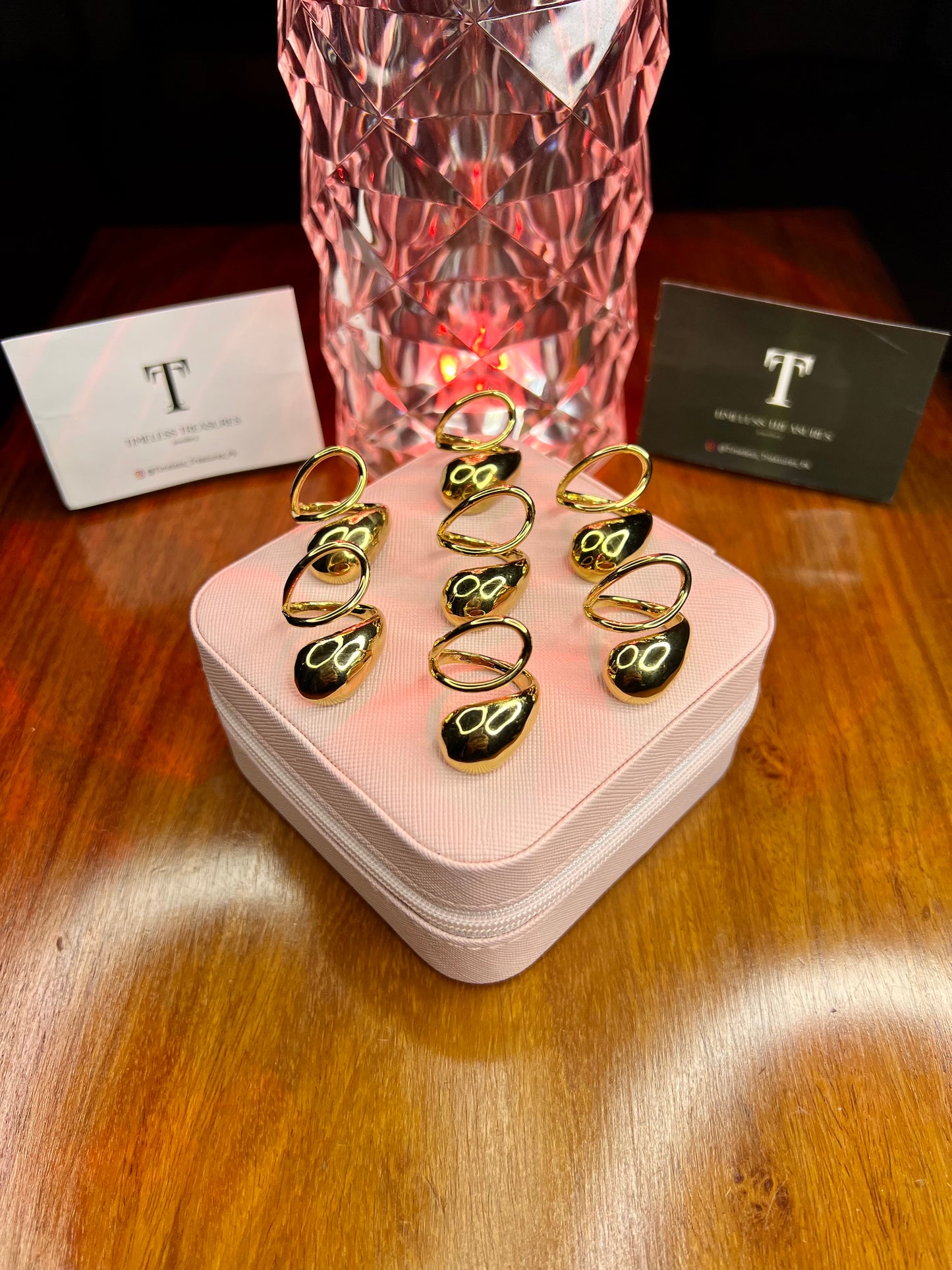 Premium Quality Stainless Steel 18k Signature Ring