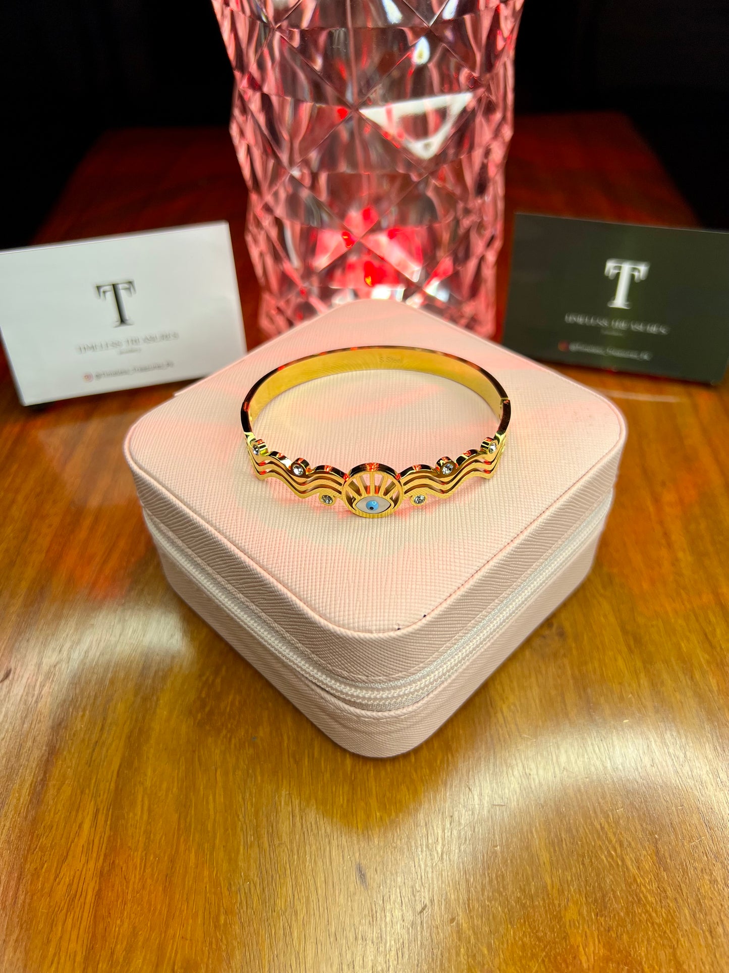 Premium Quality Stainless Steel 18k Divine Eye Handcuff