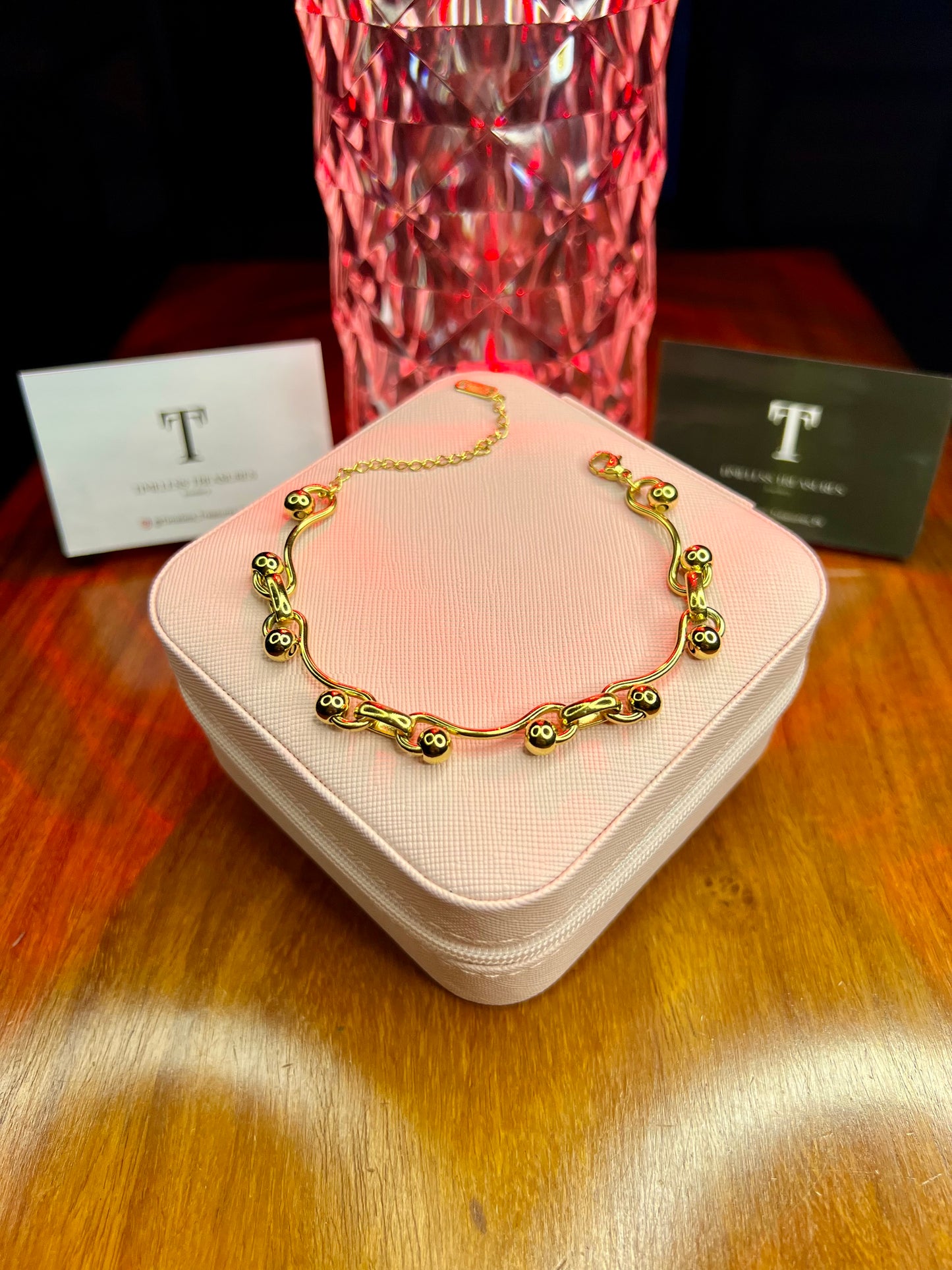 Premium Quality Stainless Steel 18k Hiphop Knot Bracelet