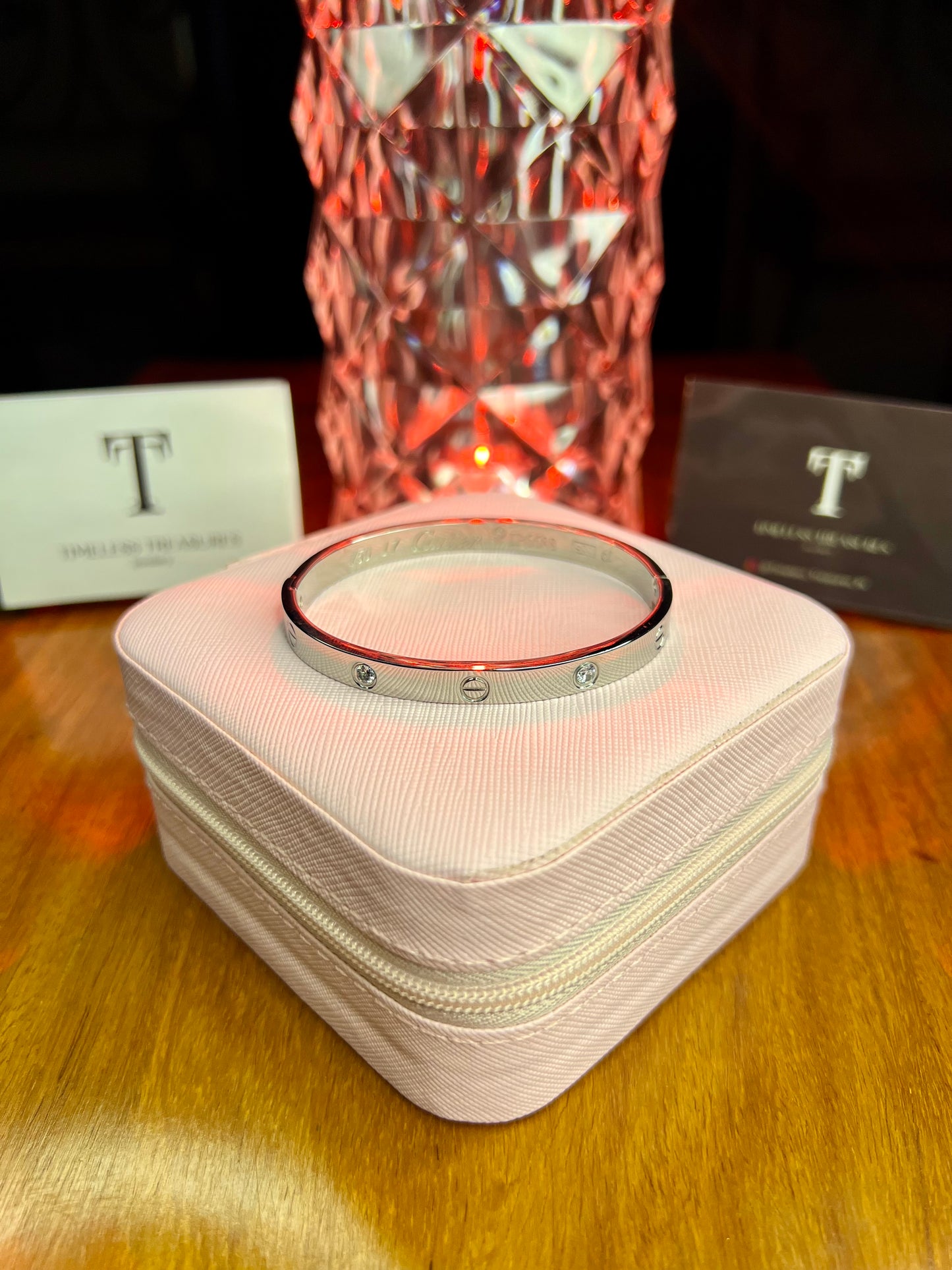 Premium Quality Stainless Steel Cartier Inspired Silver Handcuff