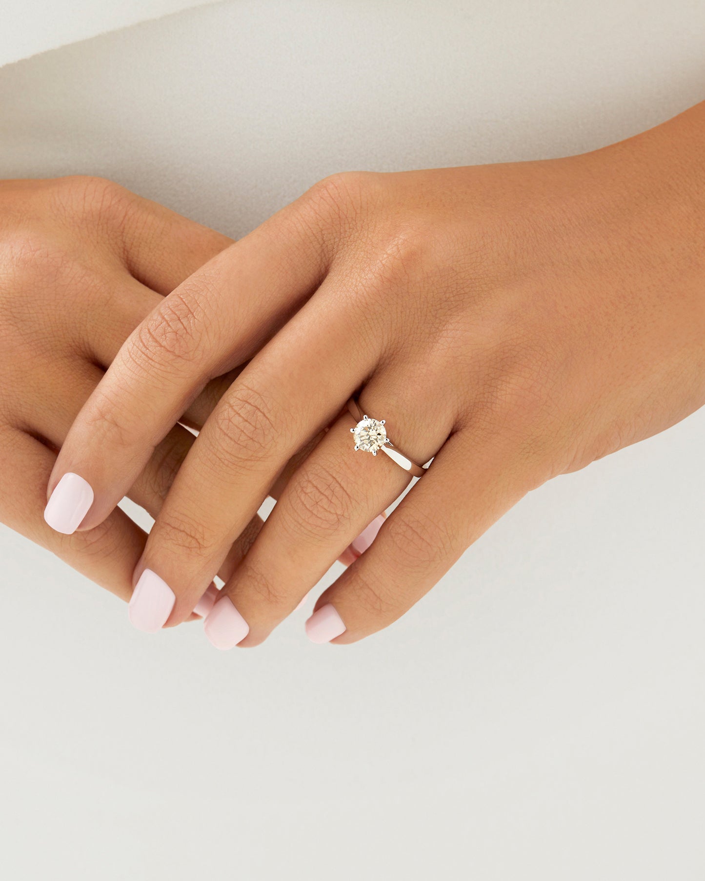 Premium Quality Stainless Steel Aurora Solitaire Ring