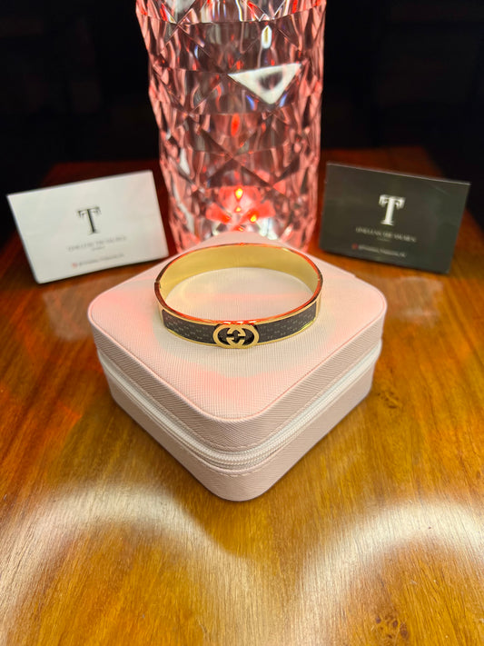 Premium Quality Stainless Steel 18k GG Luxury Handcuff