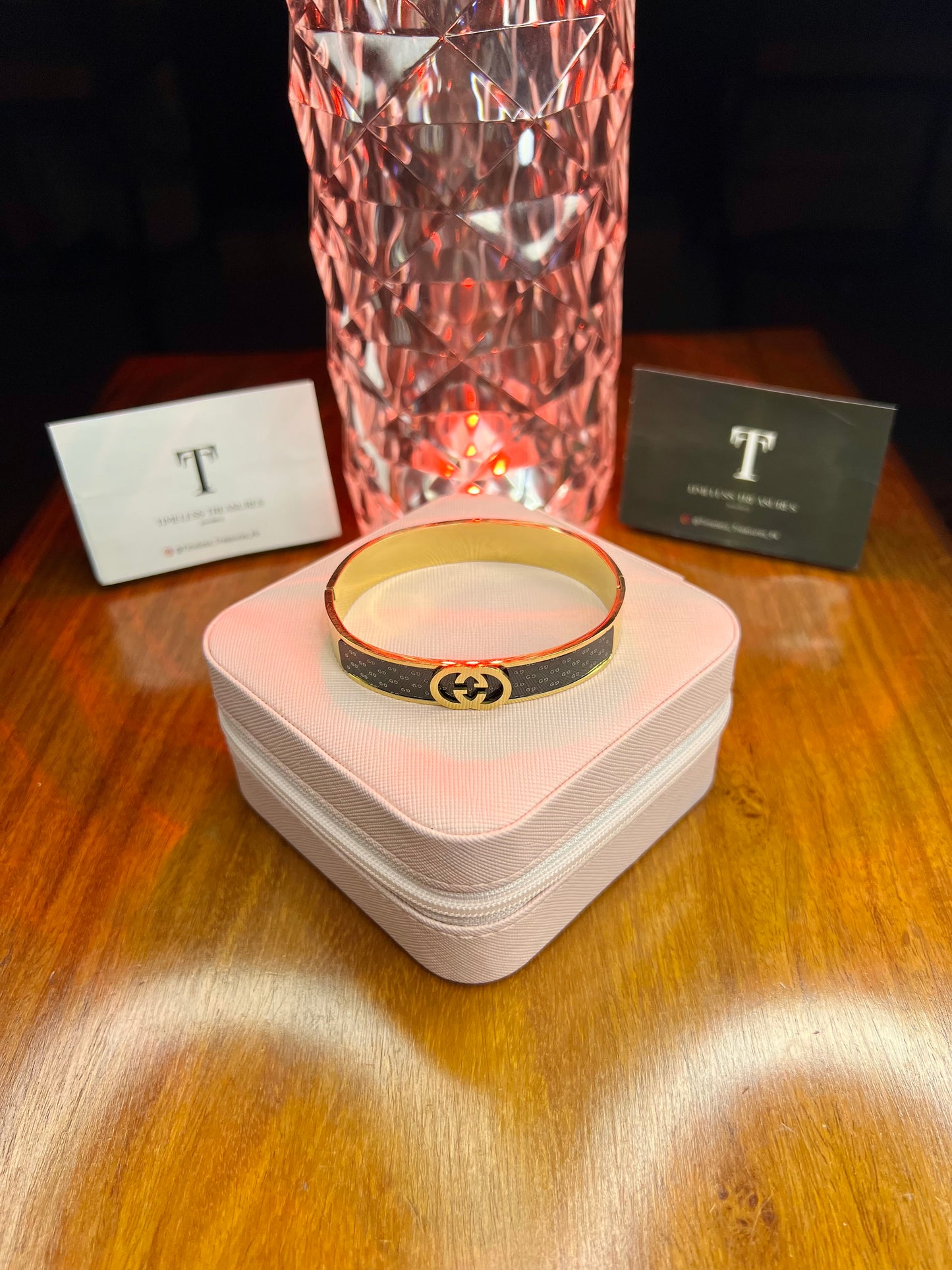 Premium Quality Stainless Steel 18k GG Luxury Handcuff