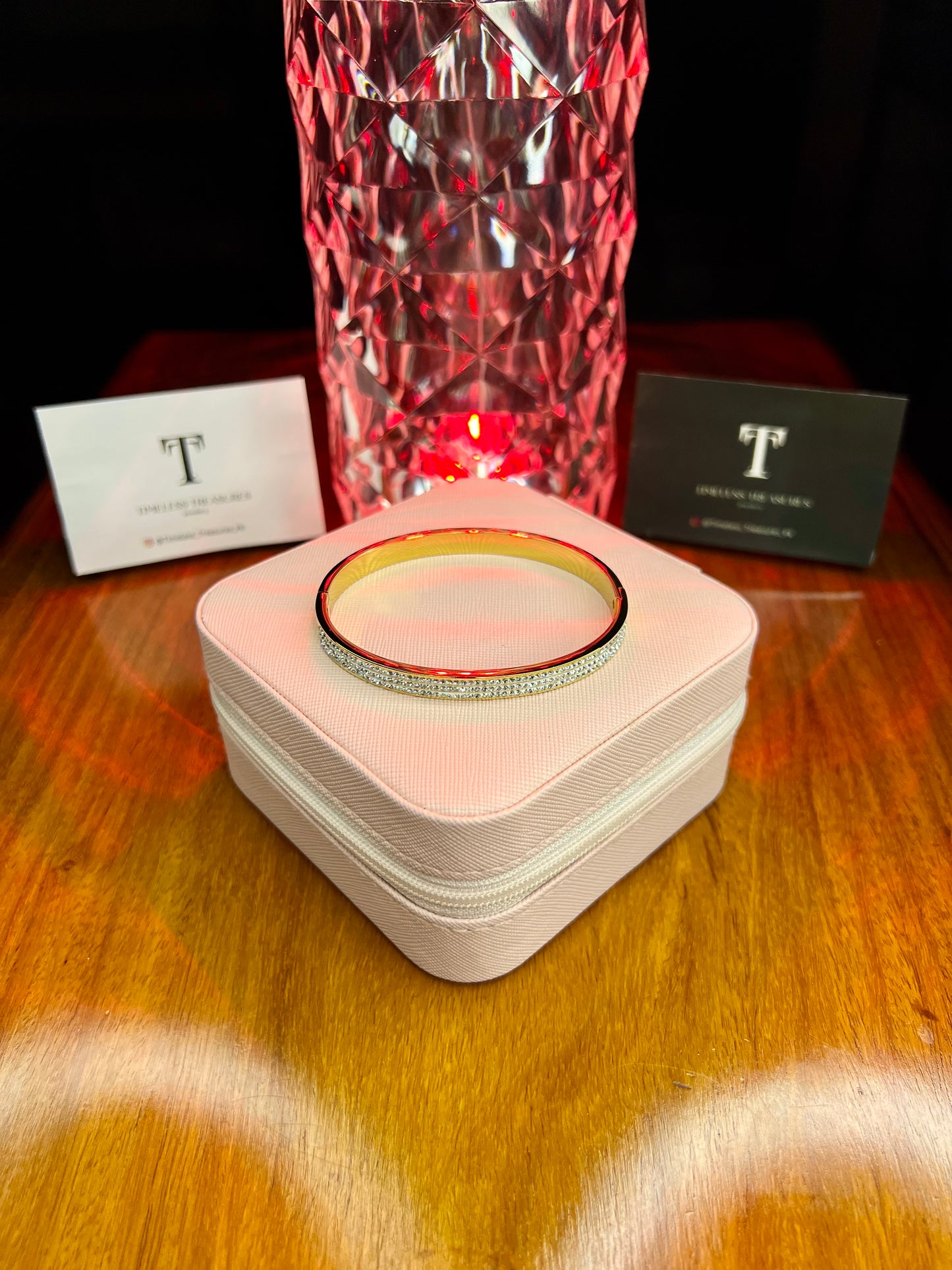 Premium Quality Stainless Steel 18k Lux Gleam Bangle