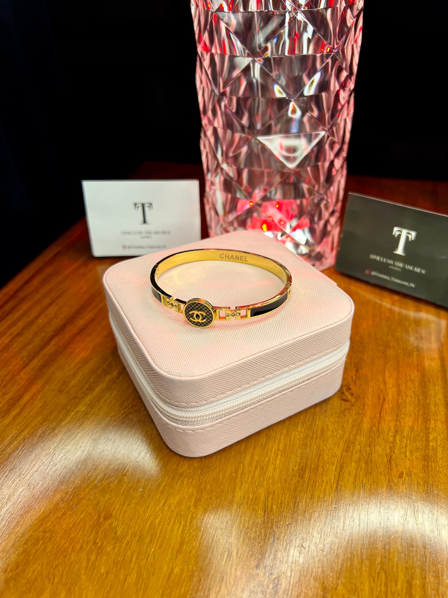 Premium Quality Stainless Steel 18k Chanel Luxury Handcuff