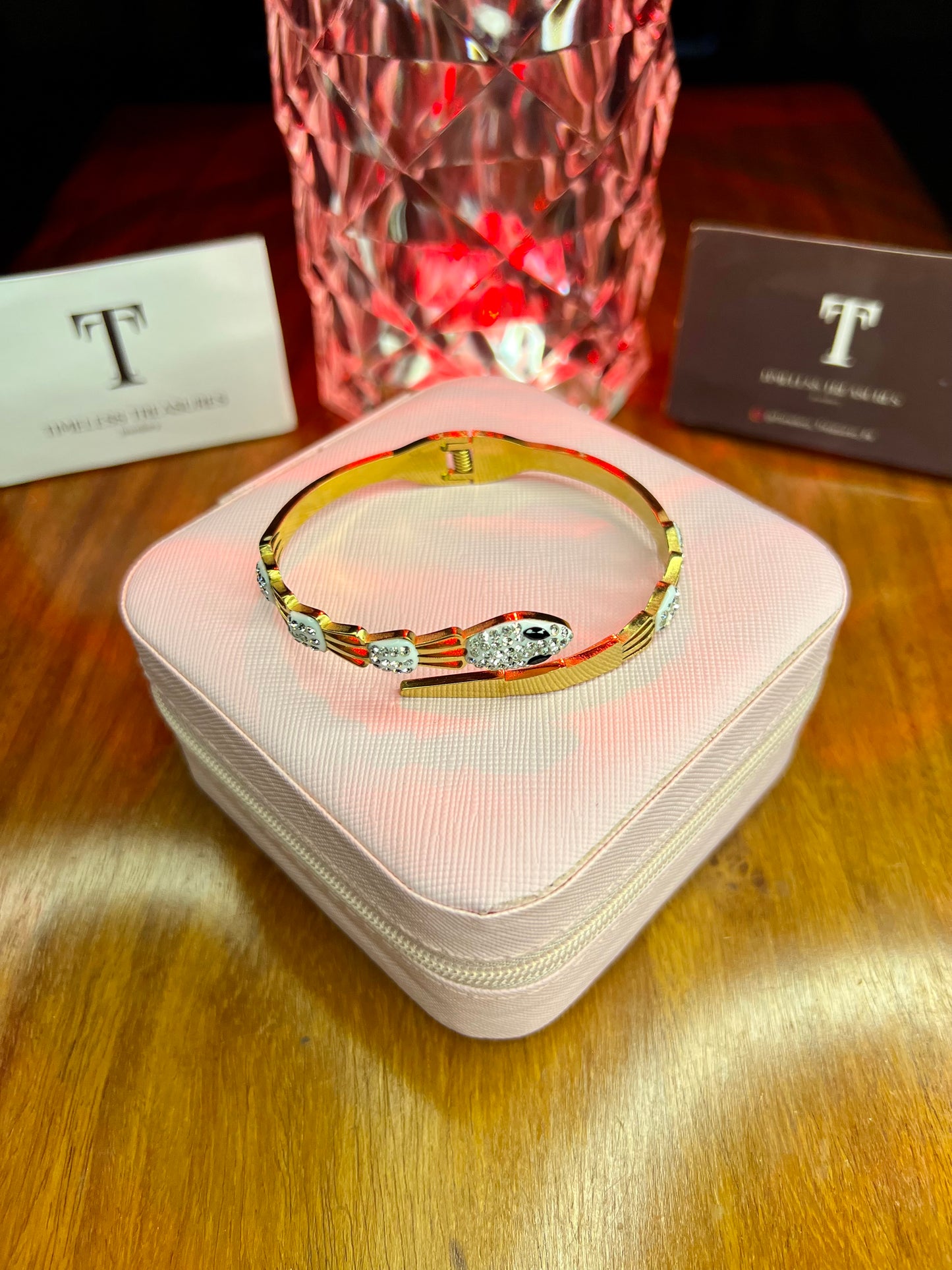 Premium Quality Stainless Steel 18k Bvlgari Inspired Handcuff