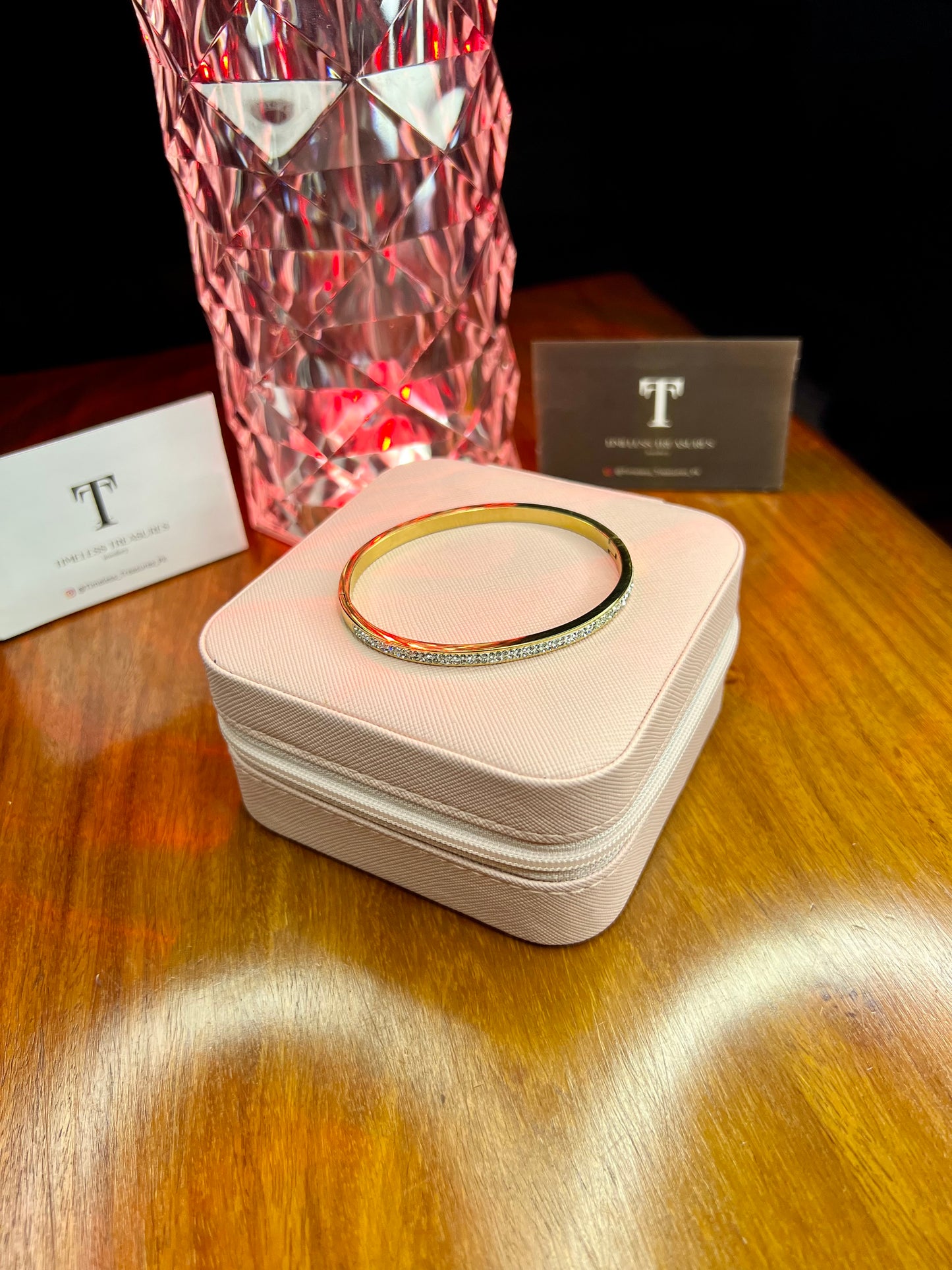 Premium Quality Stainless Steel 18k Lumière Handcuff