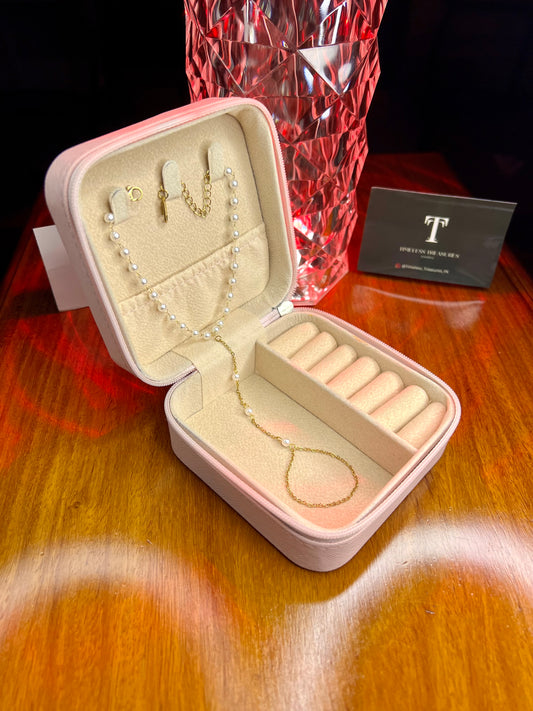 Premium Quality Stainless Steel 18k Pearl Gold Ringlet