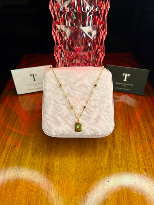 Premium Quality Stainless Steel 18k Shining Star Ball Chain Necklace