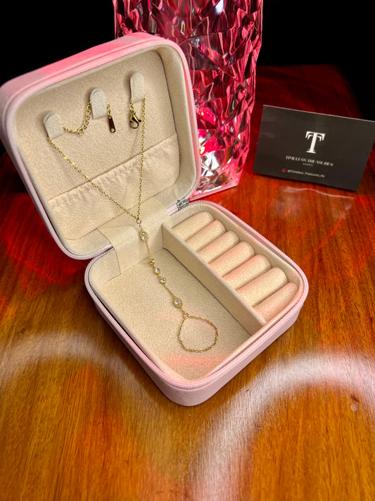 Premium Quality Stainless Steel 18k Moon Stone Handchain