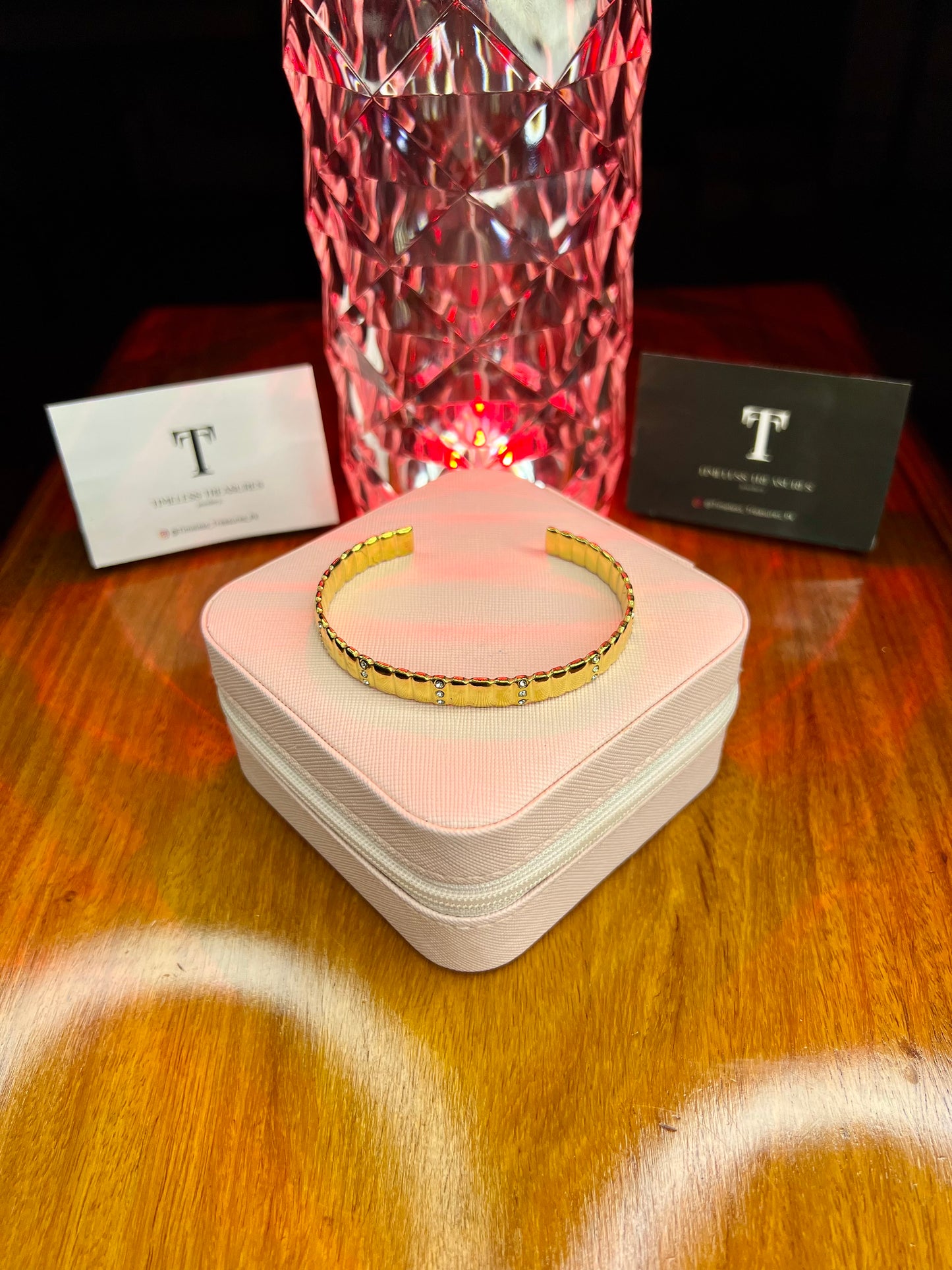 Premium Quality Stainless Steel 18k Lux Line Bracelet