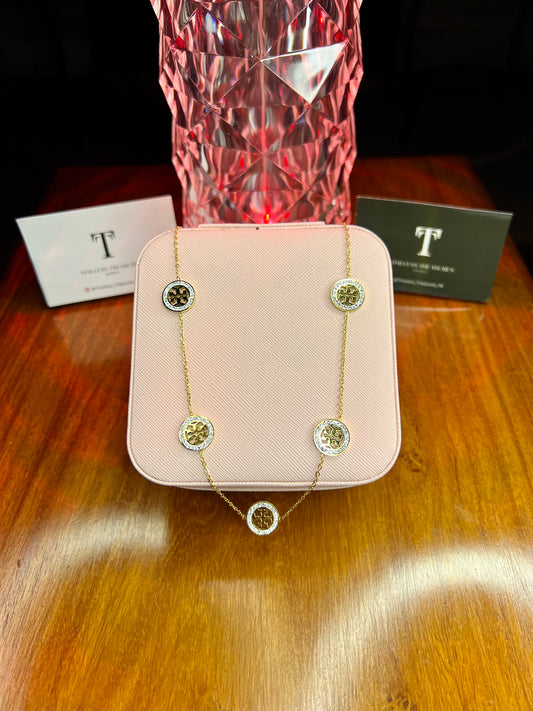 Premium Quality Stainless Steel 18k Tory 5 Motifs