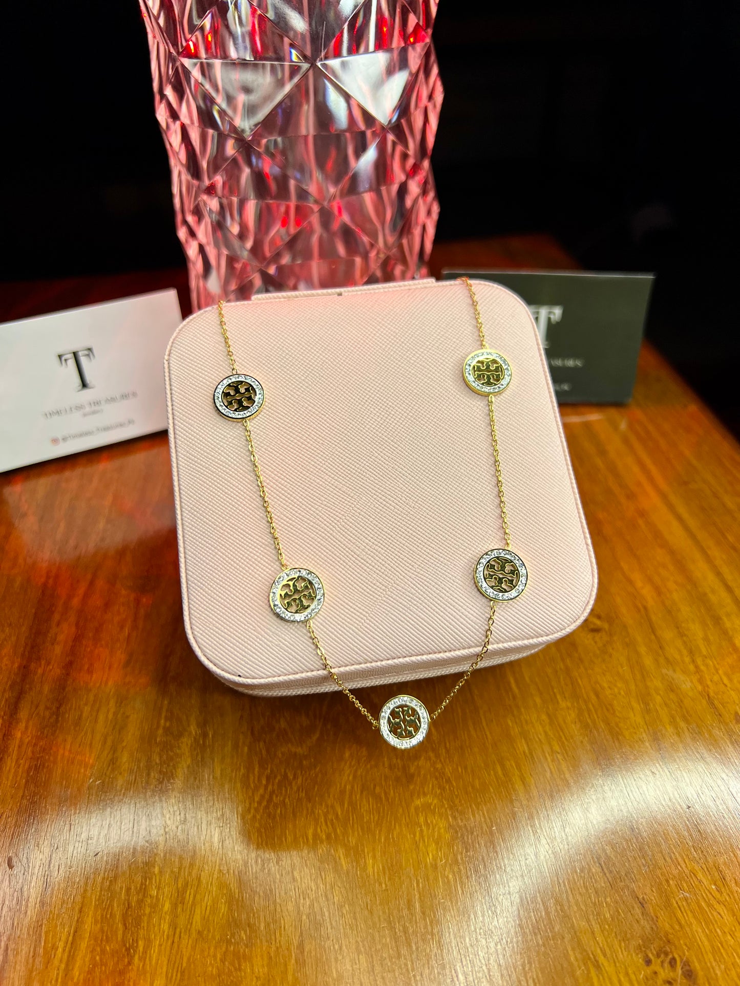 Premium Quality Stainless Steel 18k Tory 5 Motifs