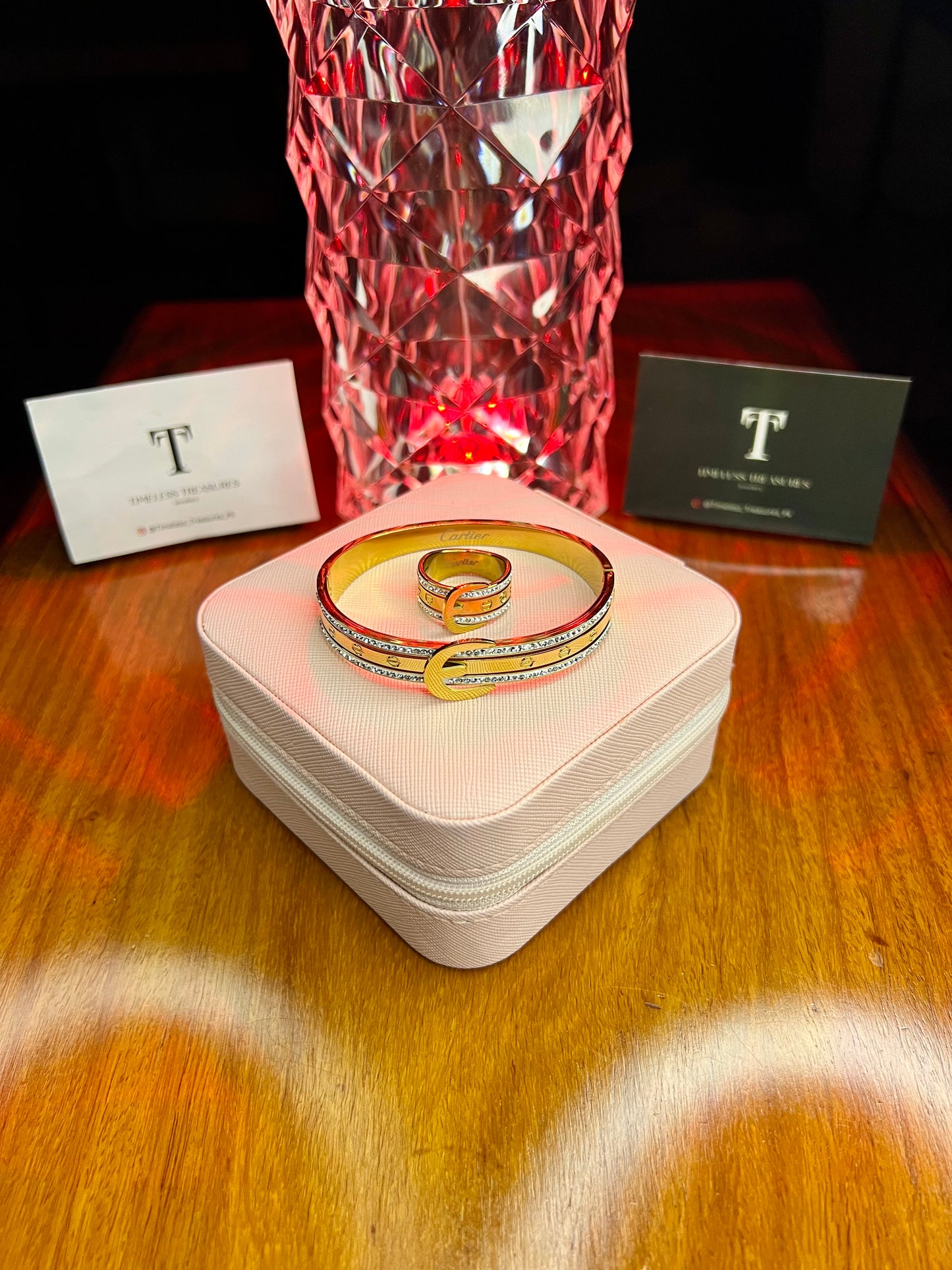 Premium Quality Stainless Steel 18k Golden Buckle Statement