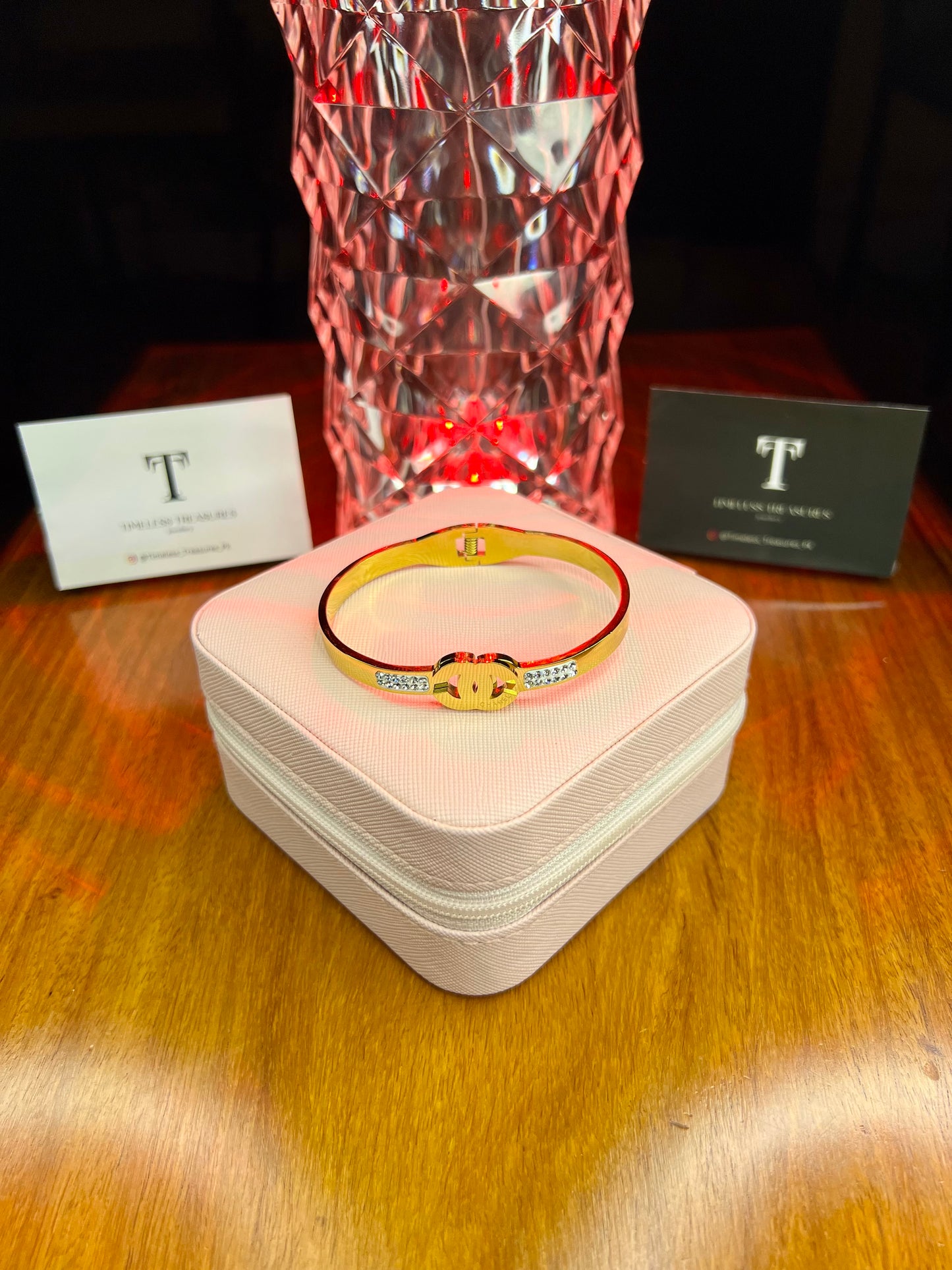 Premium Quality Stainless Steel 18k Chanel Harmony Handcuff