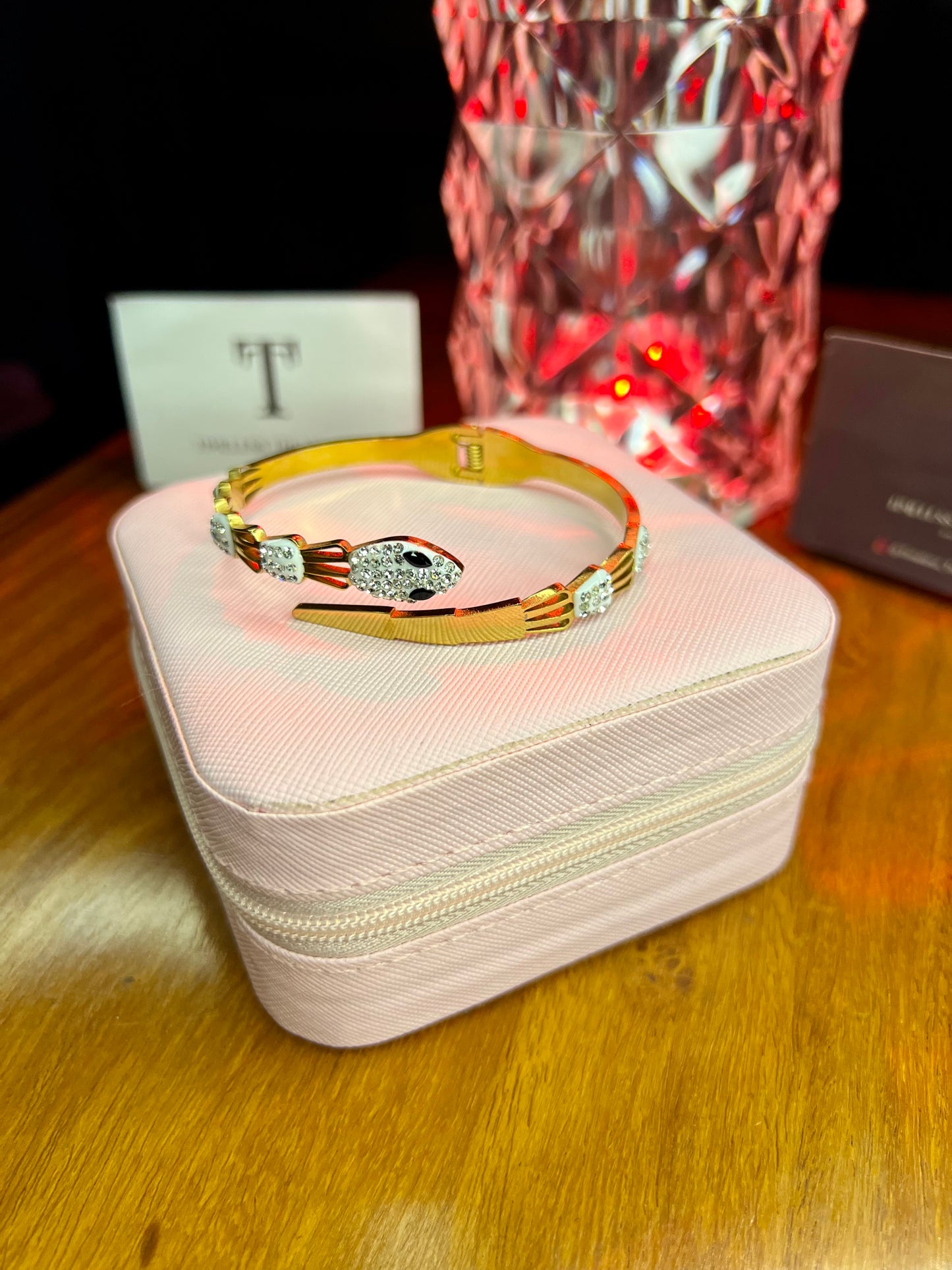 Premium Quality Stainless Steel 18k Bvlgari Inspired Handcuff