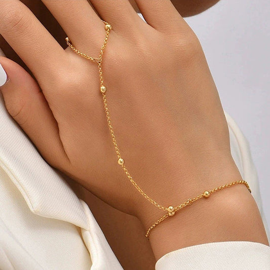 Premium Quality Stainless Steel 18k Ball Anja Bracelet