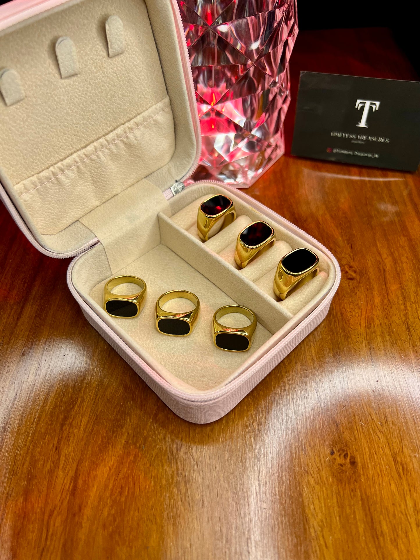 Premium Quality Stainless Steel 18k Black Nova Ring