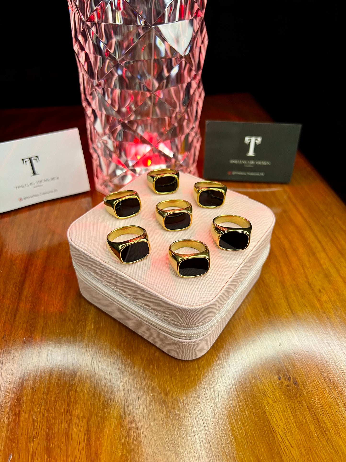 Premium Quality Stainless Steel 18k Black Nova Ring